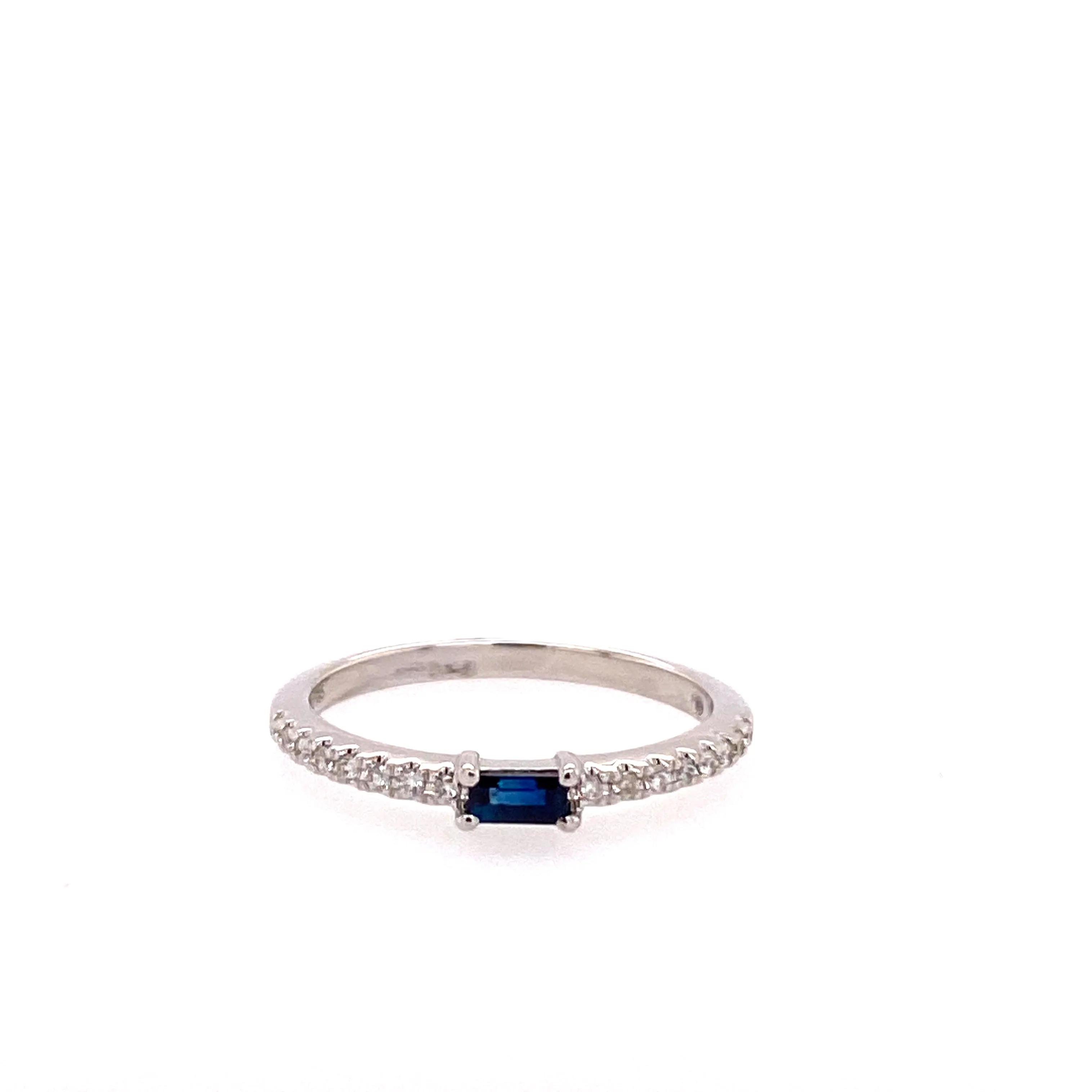 Sapphire Accent Ring