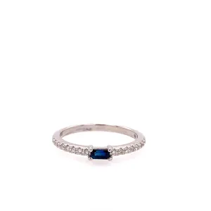 Sapphire Accent Ring