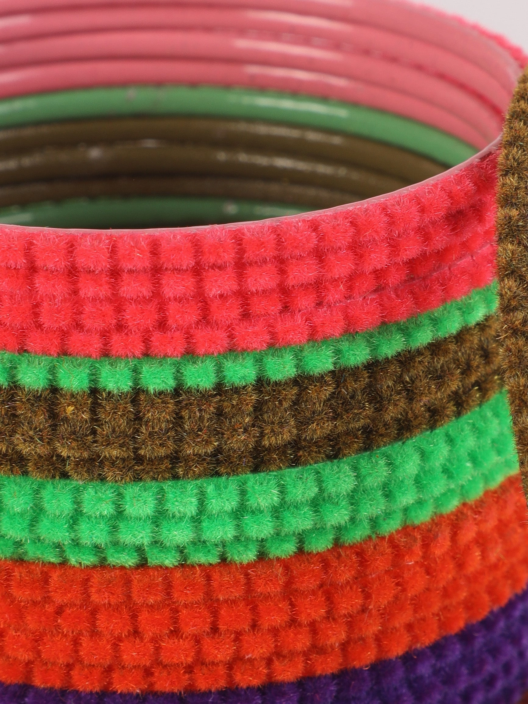 Set Of 24 Solid Handcrafted Bangles