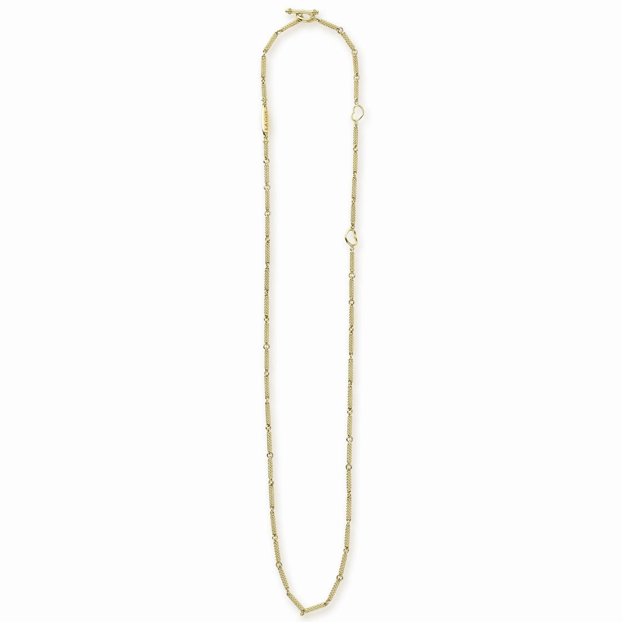 Signature Caviar 18K Gold Superfine Caviar Link Necklace