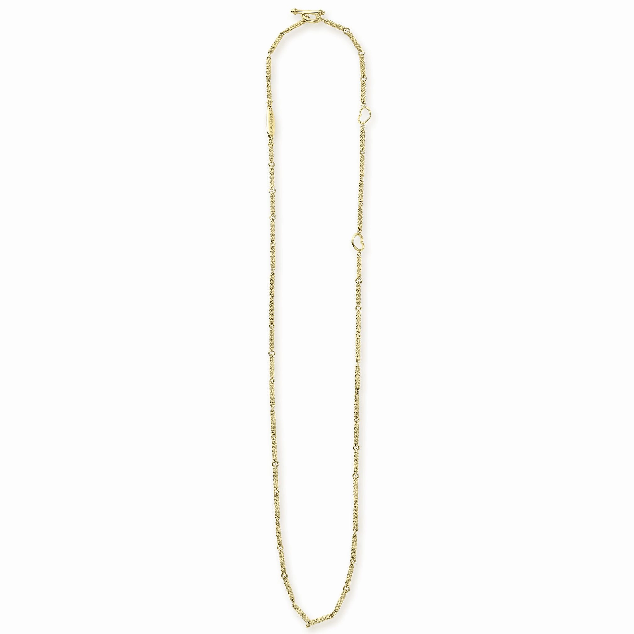 Signature Caviar 18K Gold Superfine Caviar Link Necklace