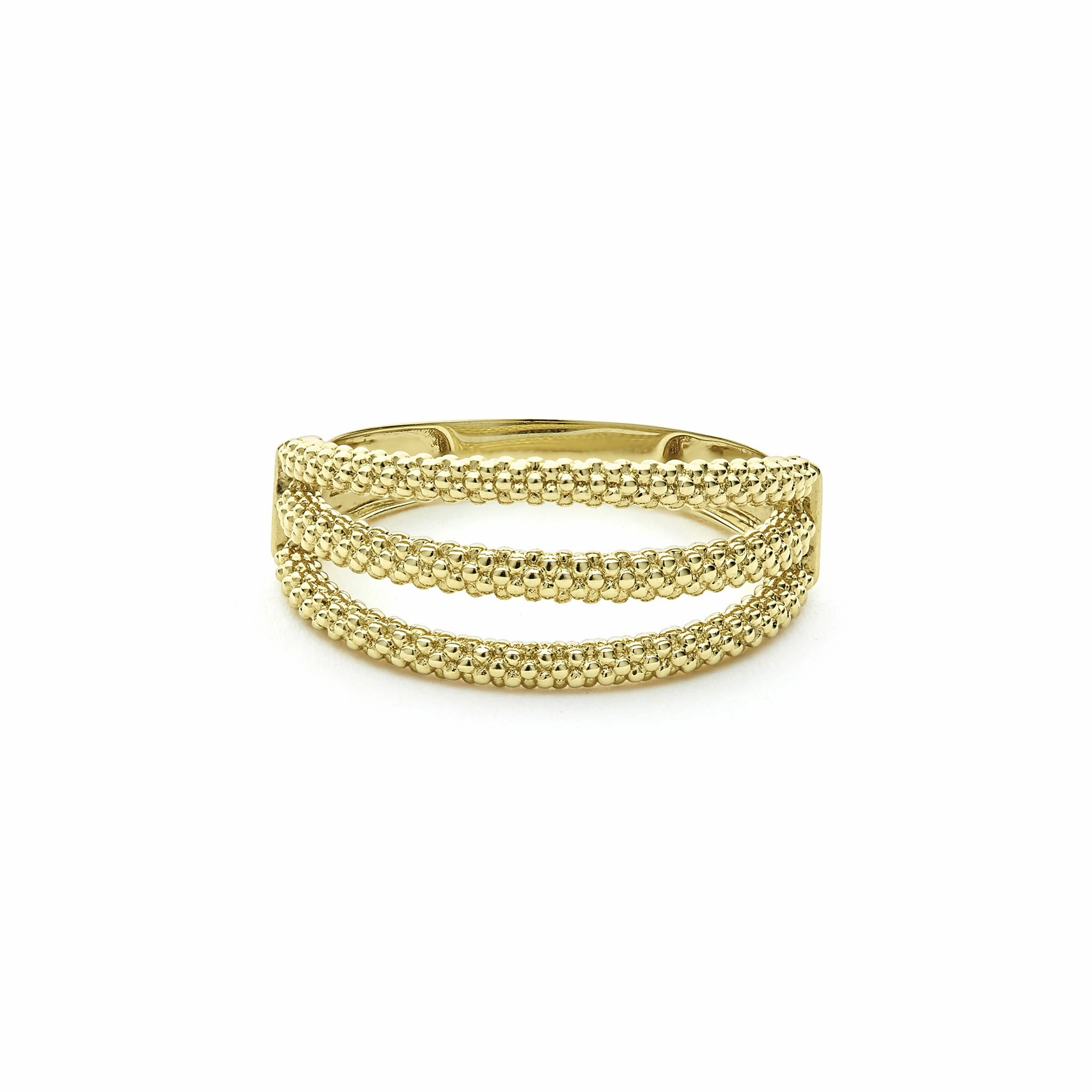 Signature Caviar 18K Gold Superfine Caviar Ring