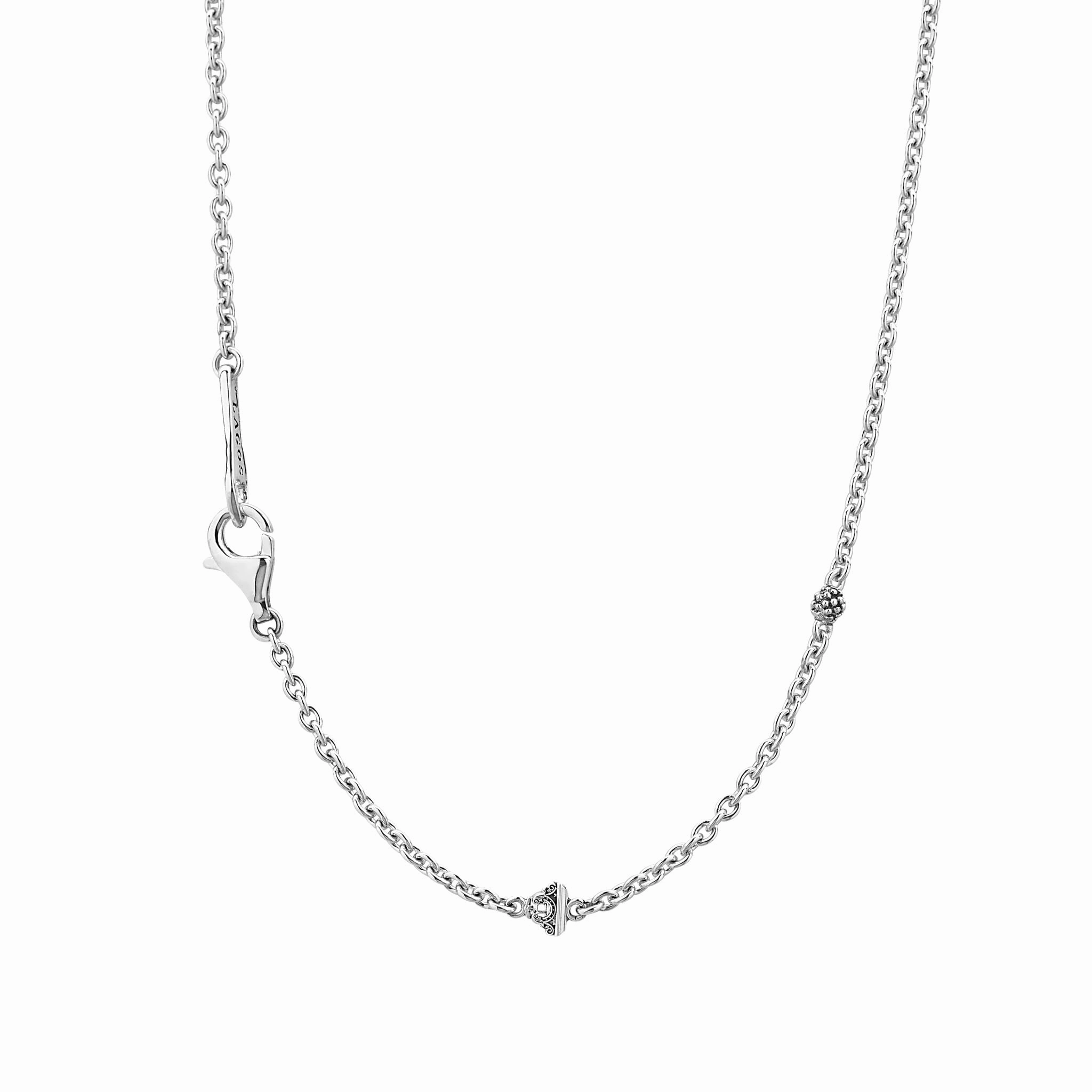 Signature Caviar 32 Inch Caviar Beaded Station Necklace