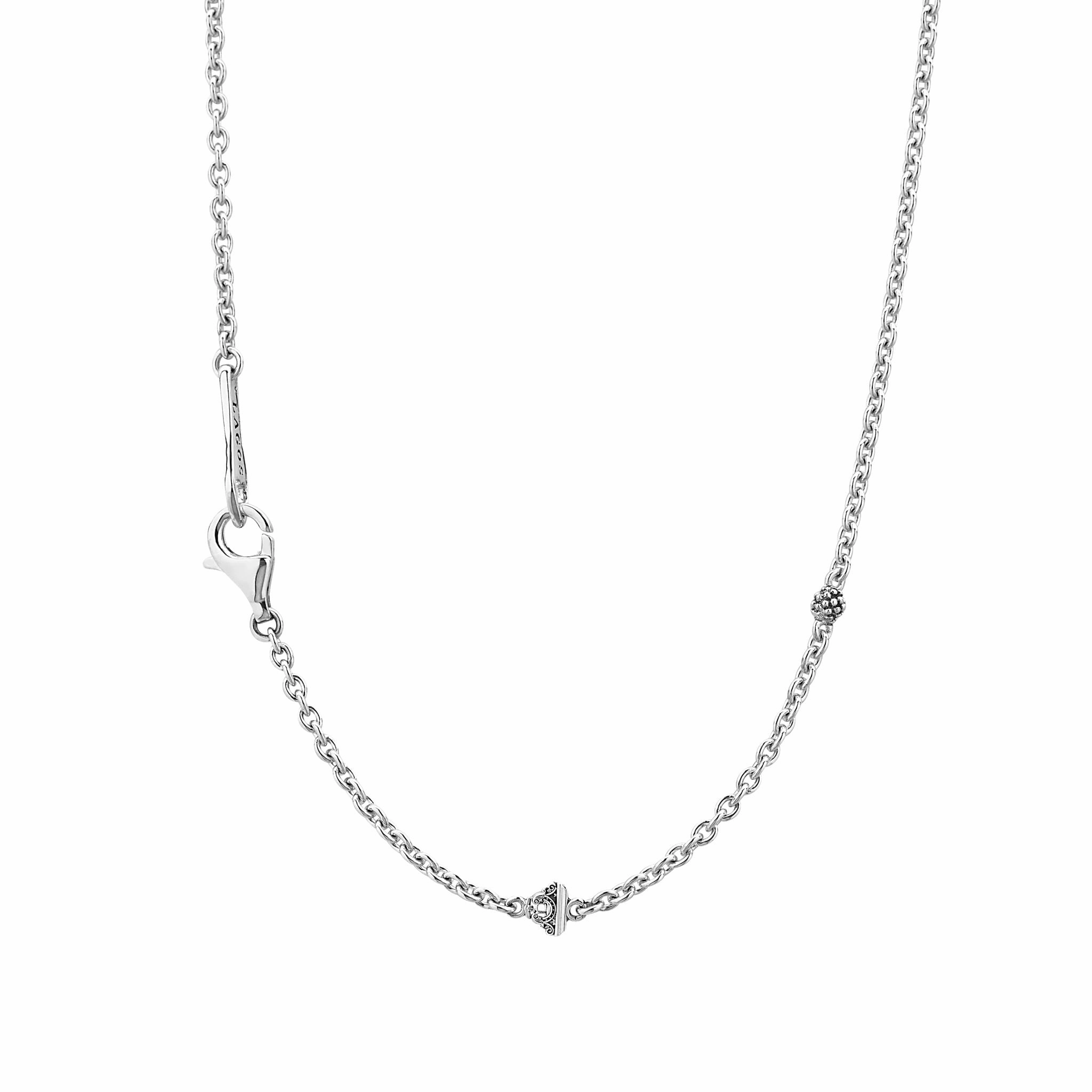 Signature Caviar 32 Inch Caviar Beaded Station Necklace