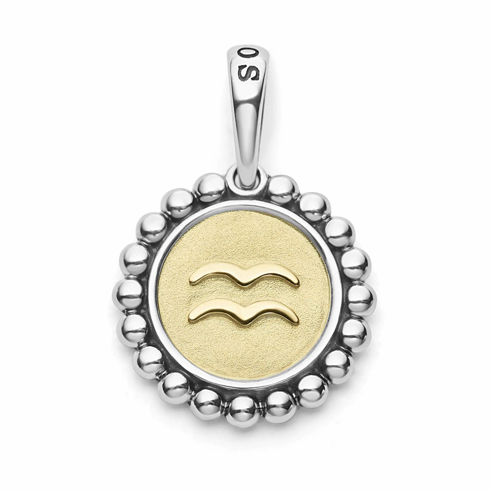 Signature Caviar Aquarius Zodiac Charm