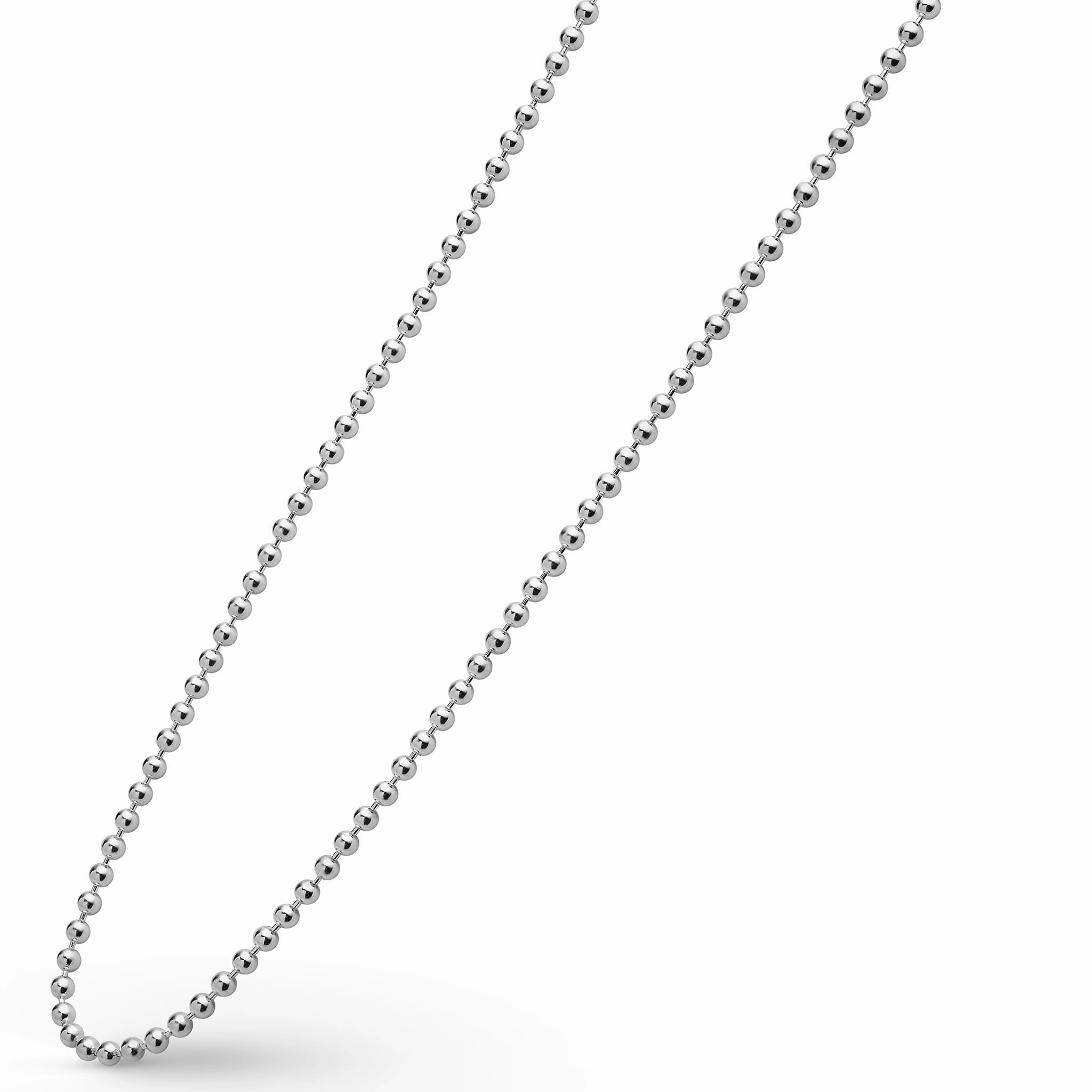 Signature Caviar Beaded Chain Necklace