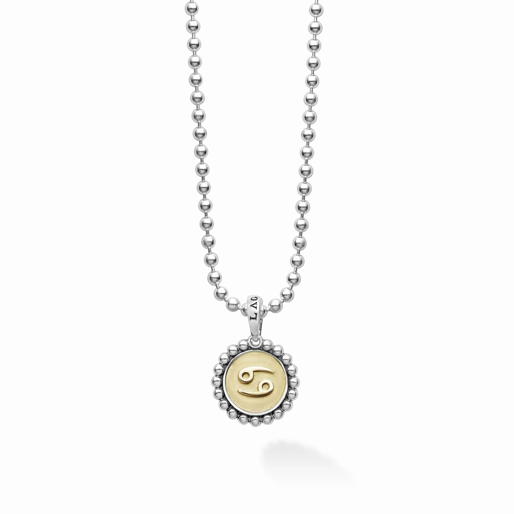 Signature Caviar Cancer Zodiac Charm Necklace