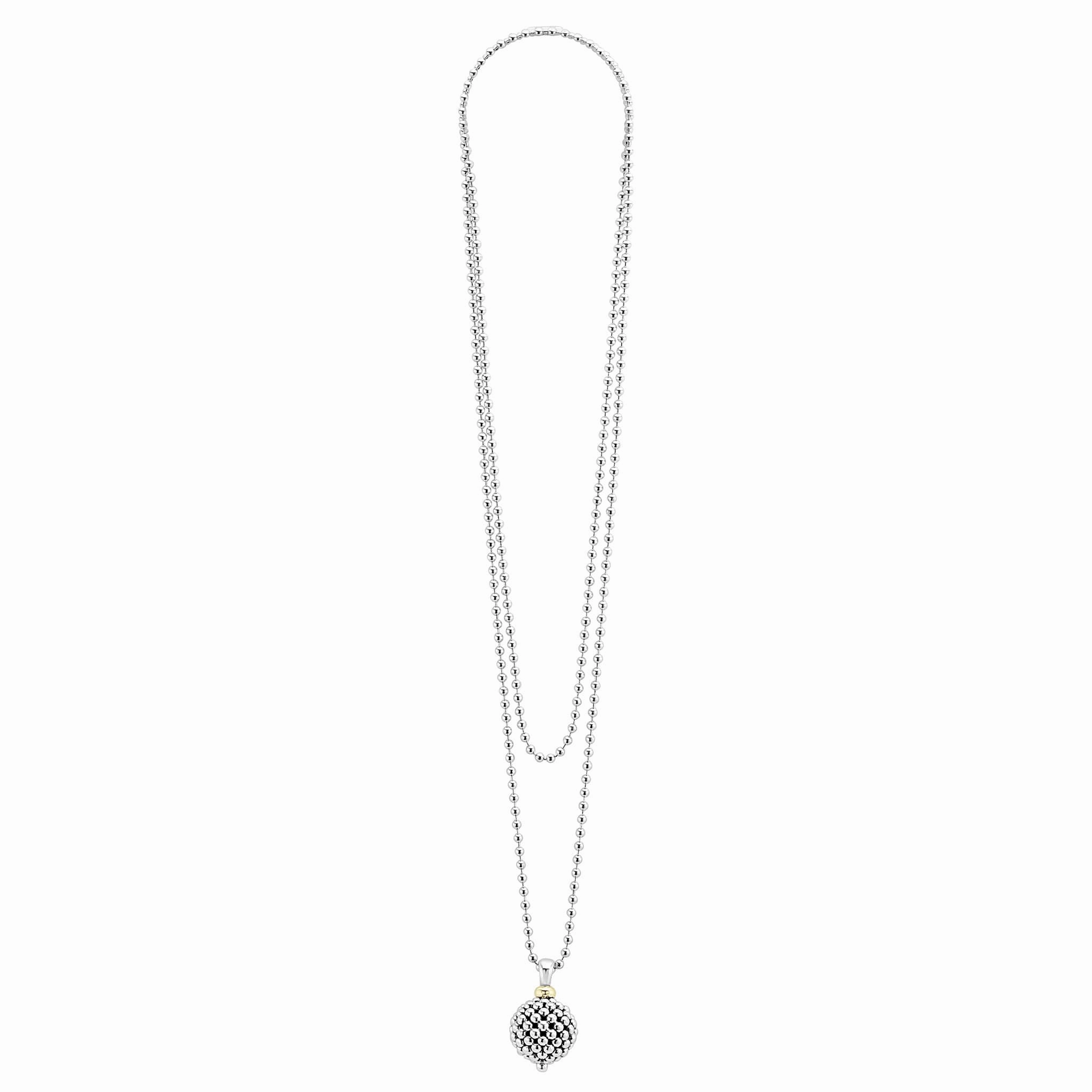 Signature Caviar Caviar Ball Pendant Necklace