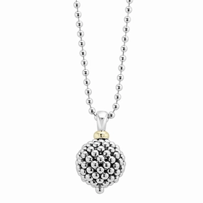 Signature Caviar Caviar Ball Pendant Necklace