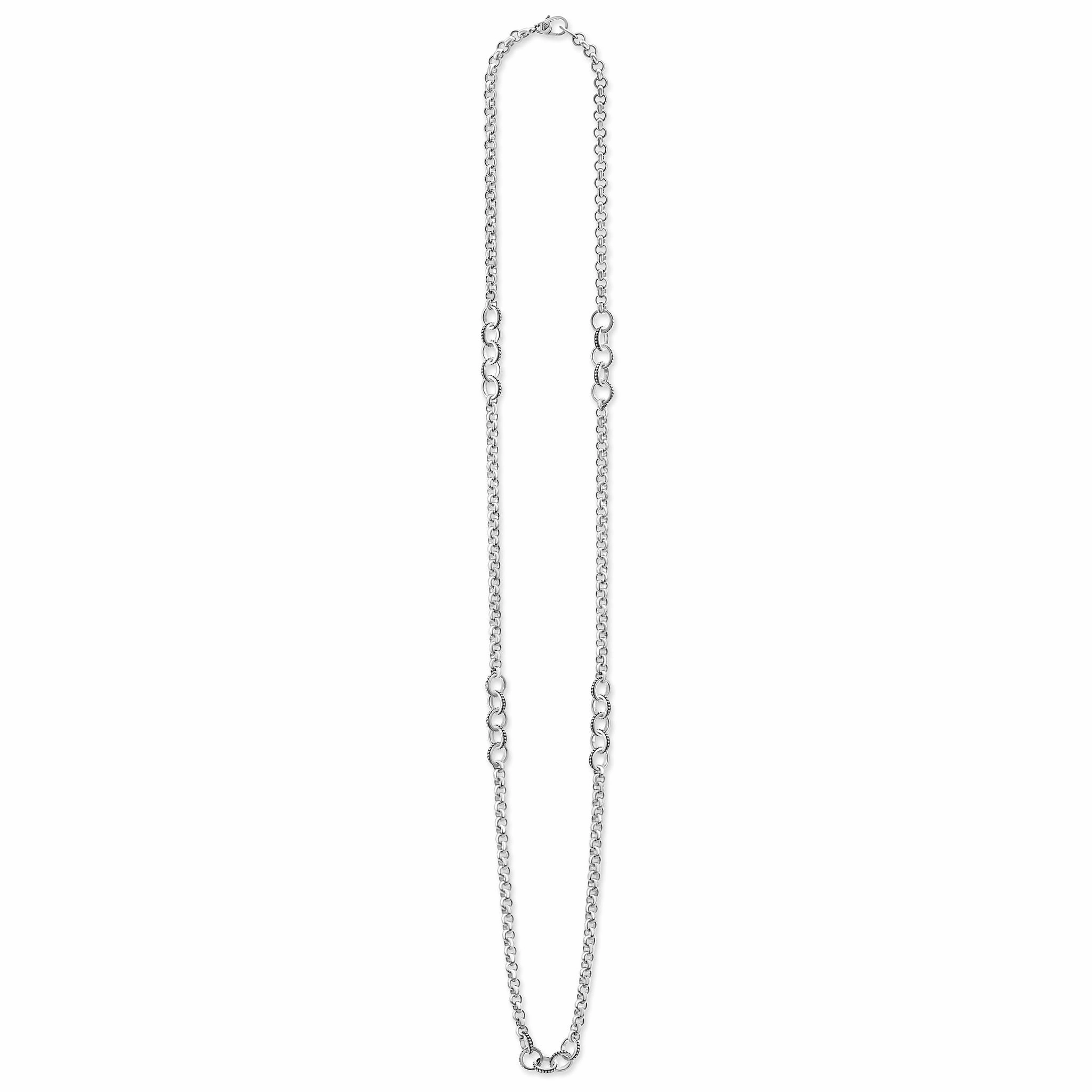 Signature Caviar Caviar Circle Link Necklace