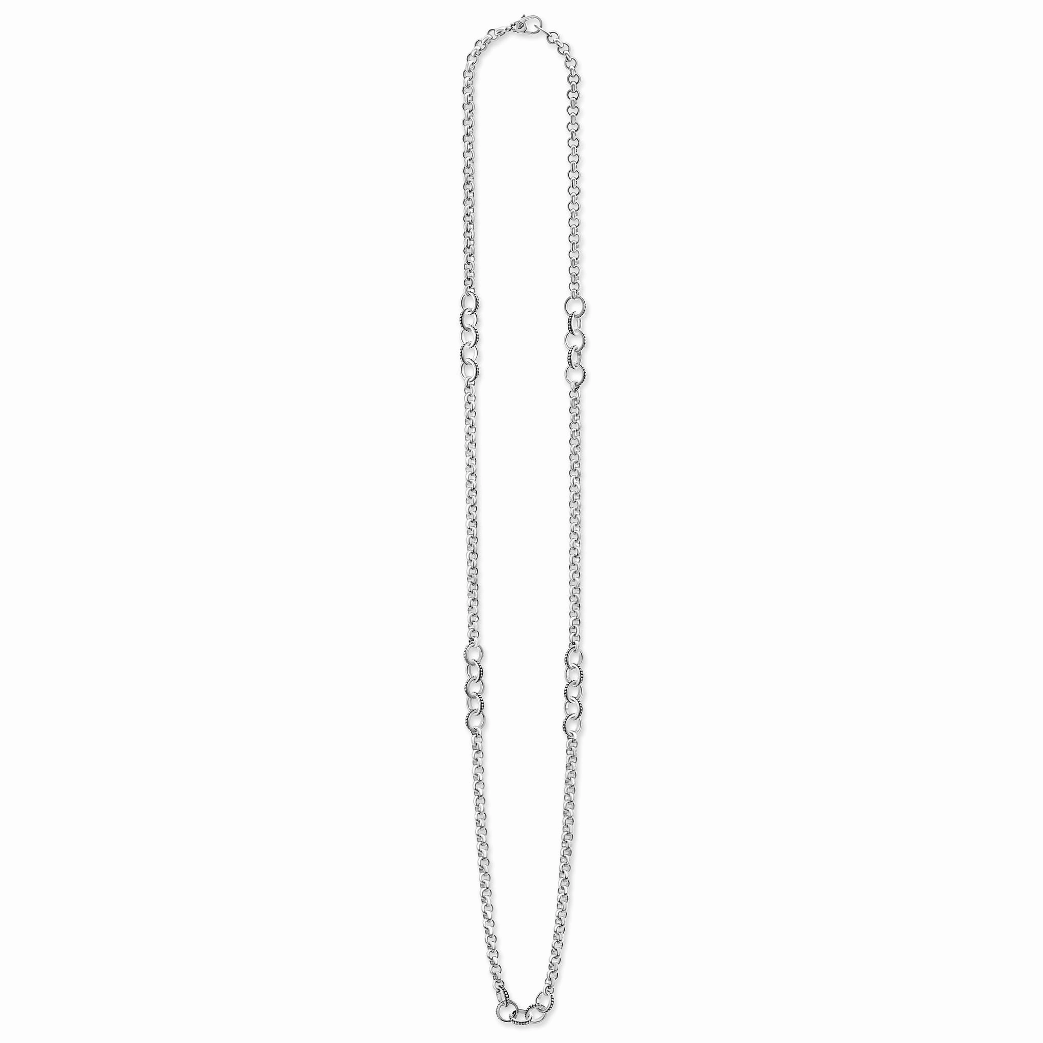 Signature Caviar Caviar Circle Link Necklace
