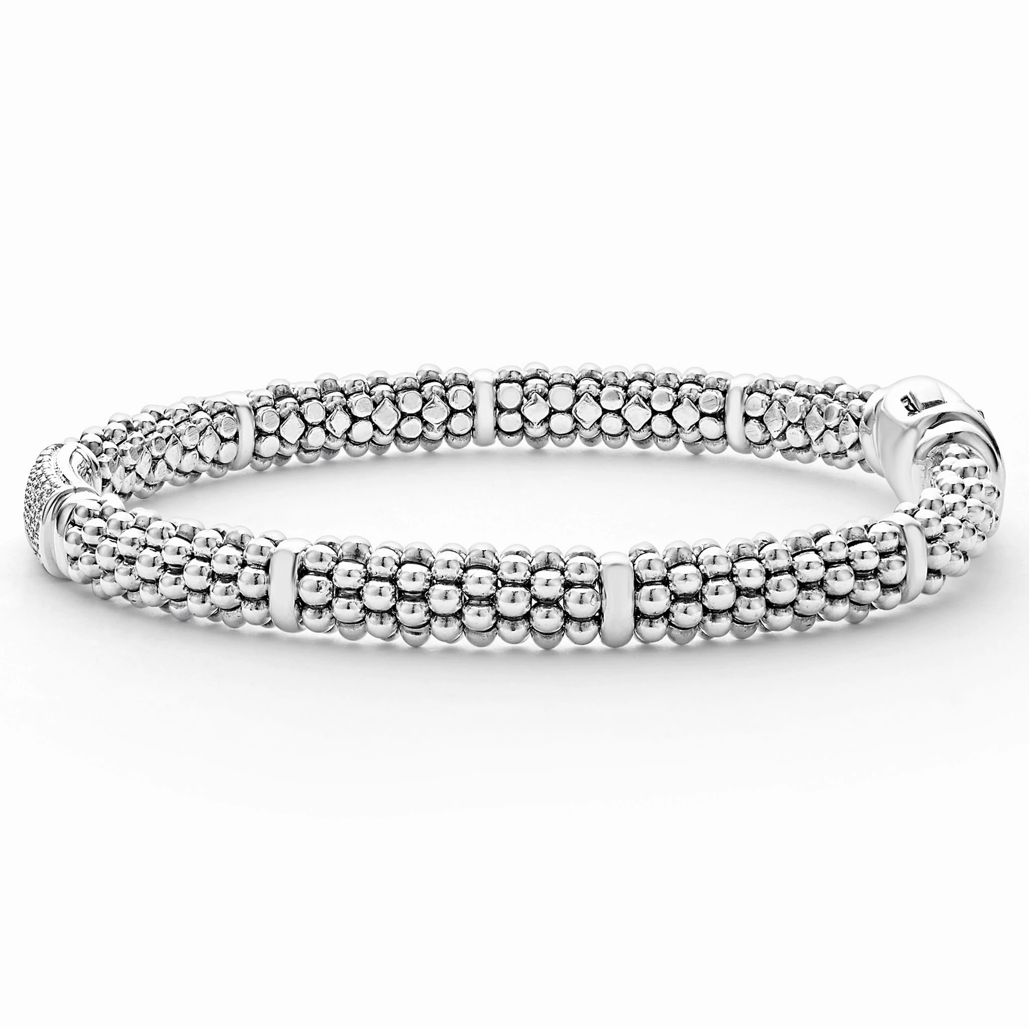 Signature Caviar Caviar Diamond Bracelet | 6mm