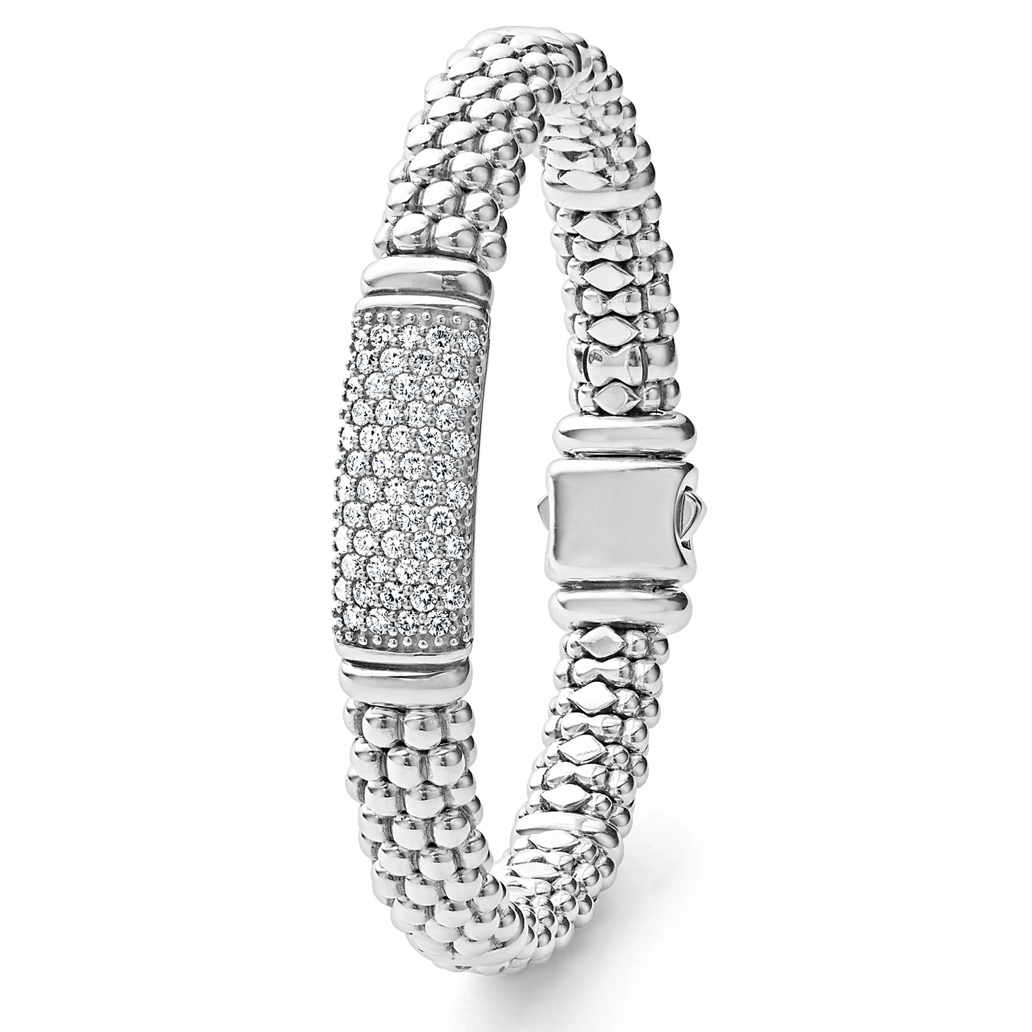 Signature Caviar Caviar Diamond Bracelet | 9mm
