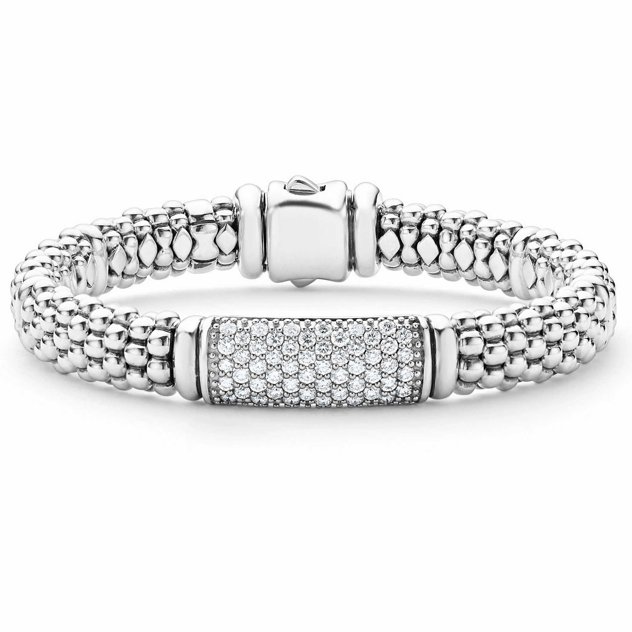 Signature Caviar Caviar Diamond Bracelet | 9mm