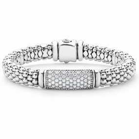 Signature Caviar Caviar Diamond Bracelet | 9mm