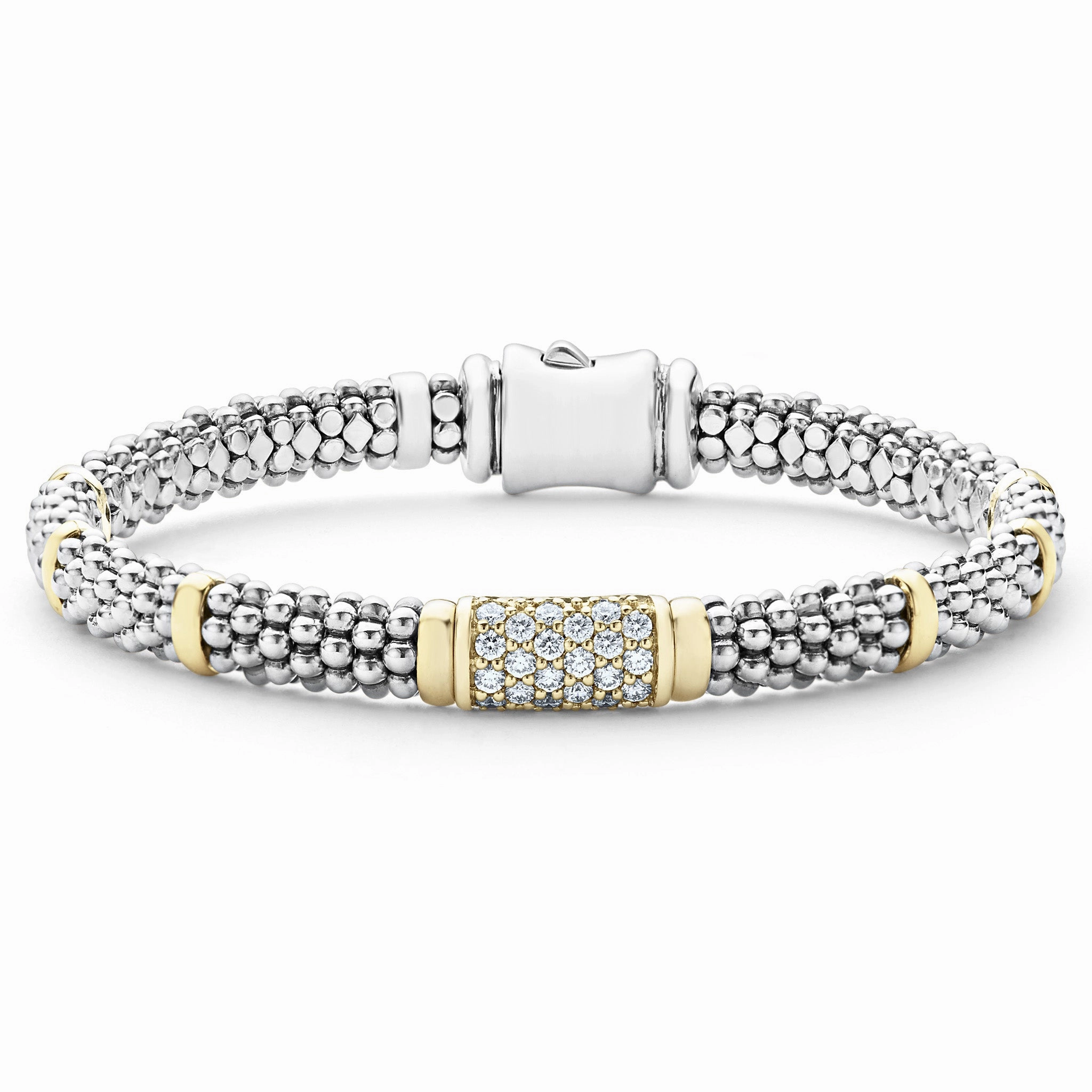 Signature Caviar Diamond Caviar Bracelet | 6mm