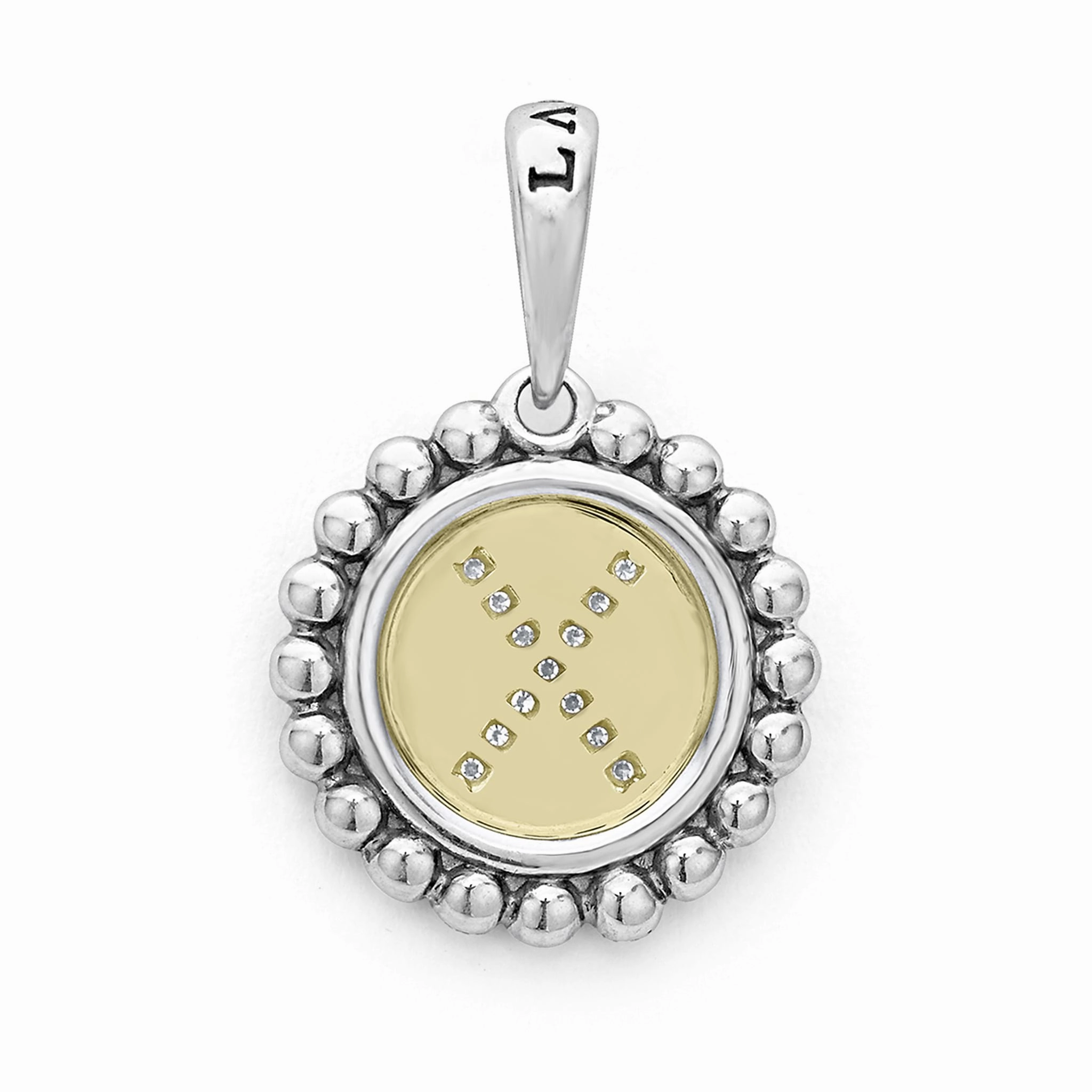 Signature Caviar Diamond Initial Charm