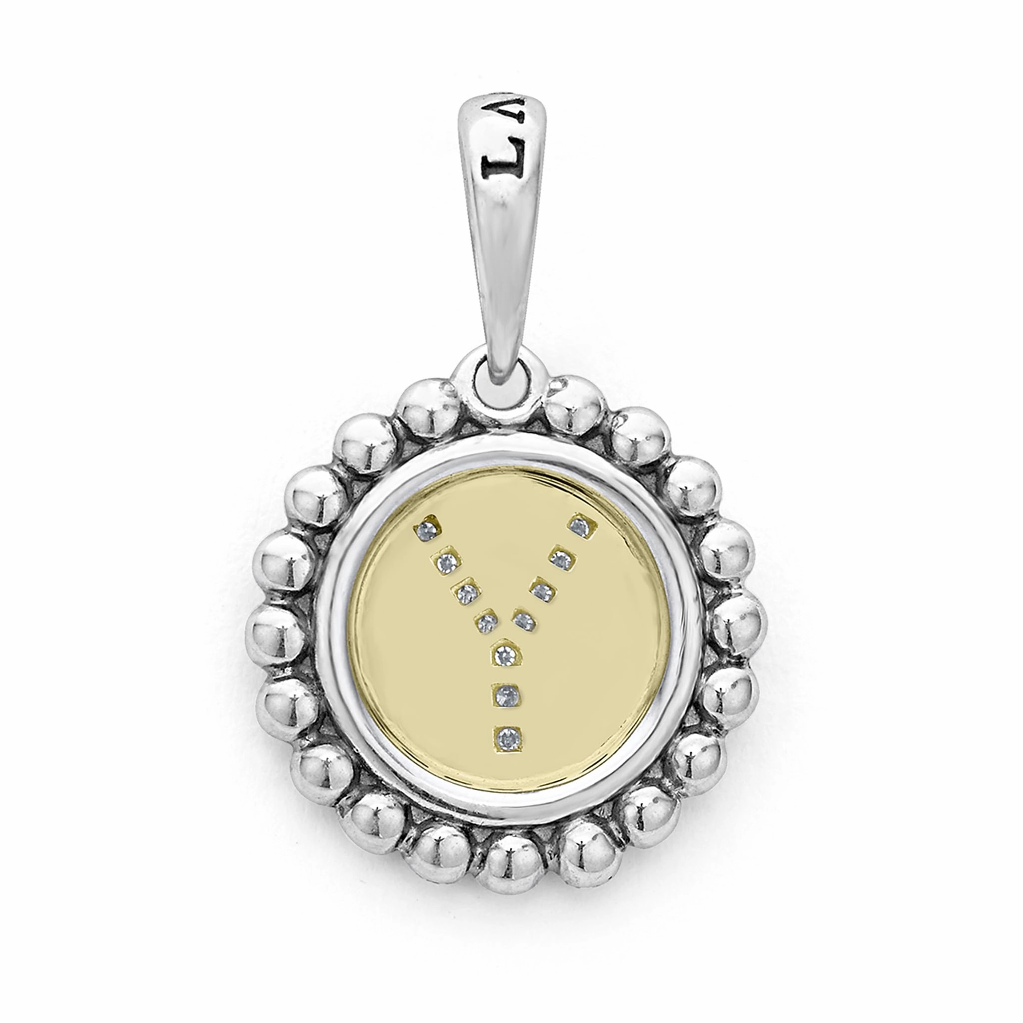 Signature Caviar Diamond Initial Charm