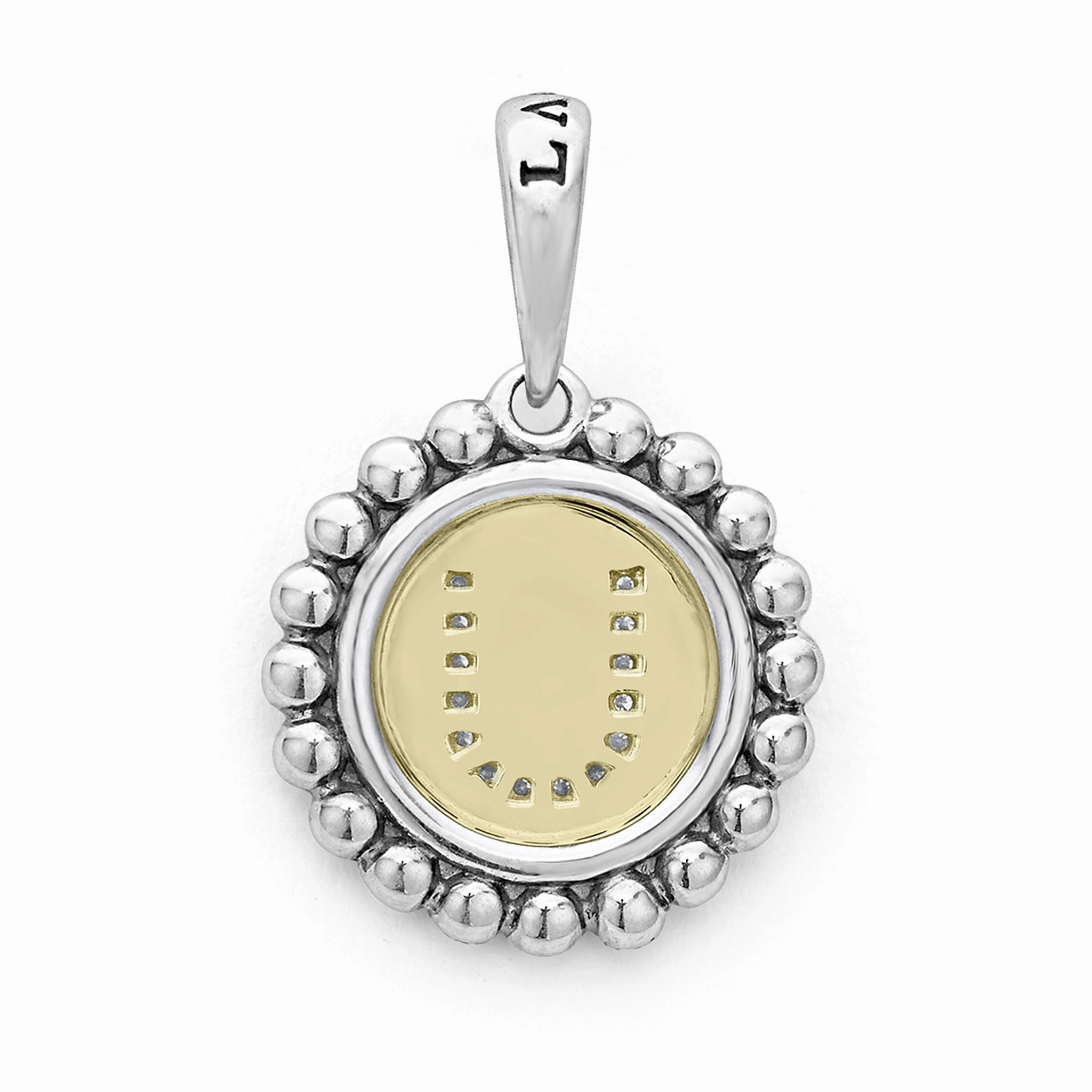 Signature Caviar Diamond Initial Charm