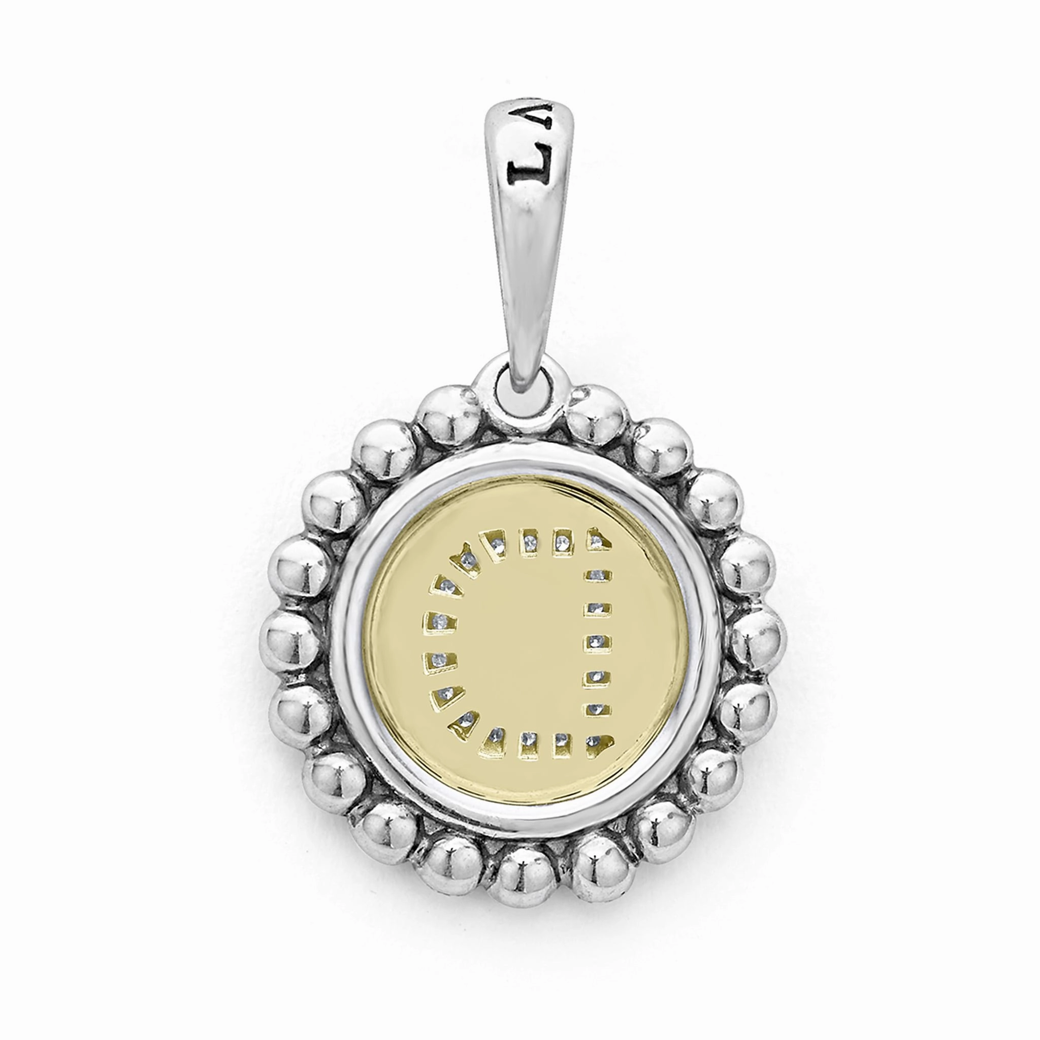 Signature Caviar Diamond Initial Charm