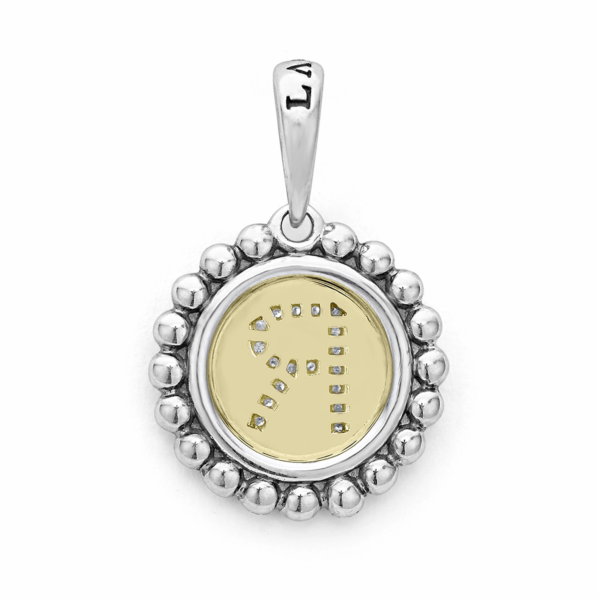 Signature Caviar Diamond Initial Charm