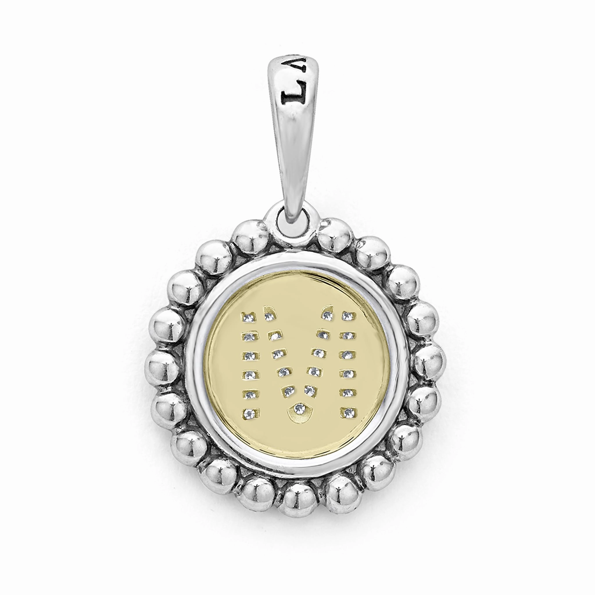 Signature Caviar Diamond Initial Charm