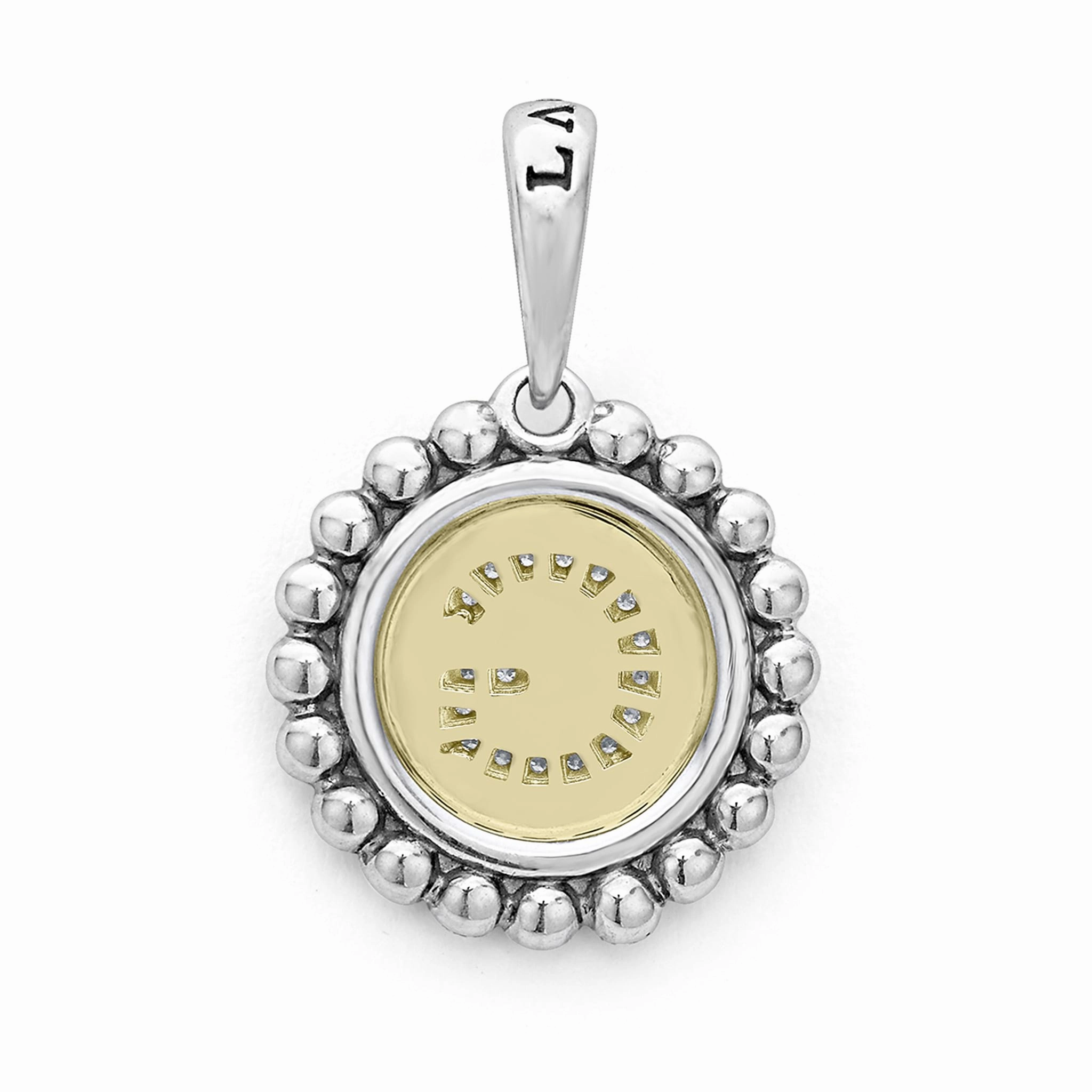 Signature Caviar Diamond Initial Charm
