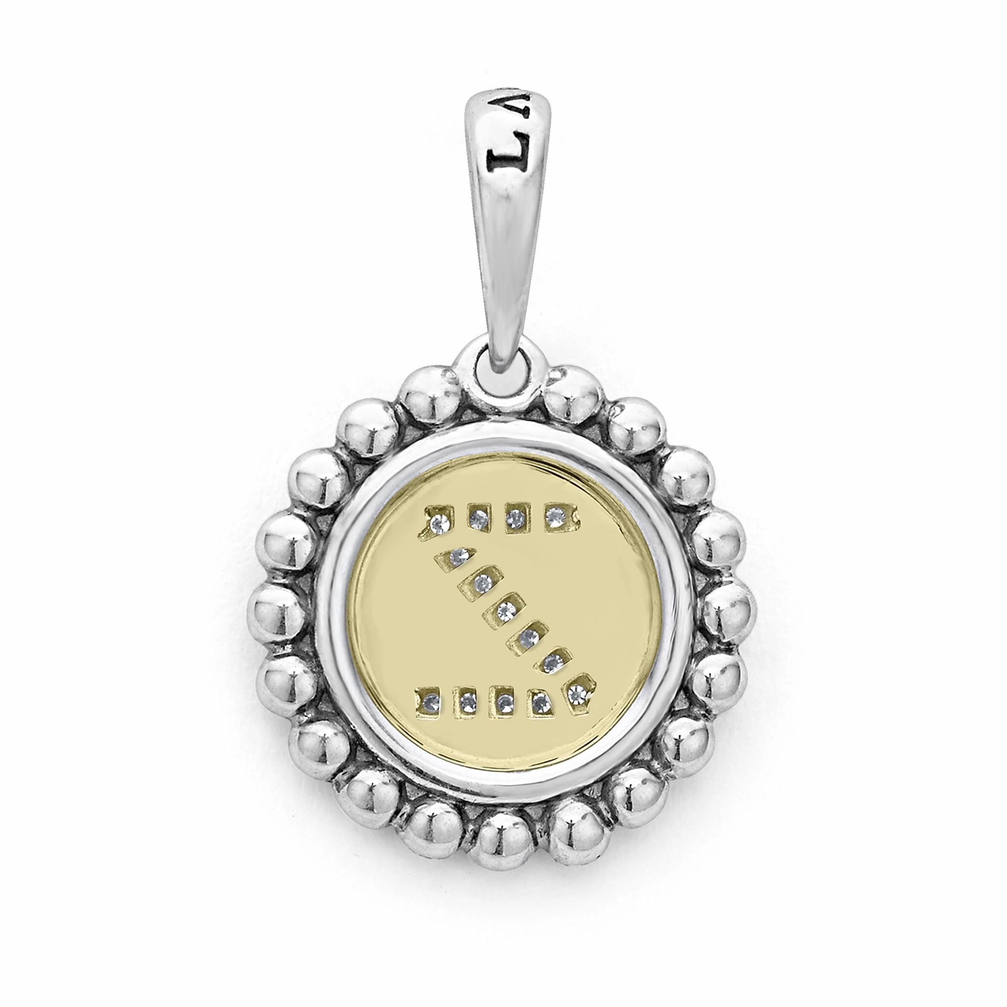 Signature Caviar Diamond Initial Charm