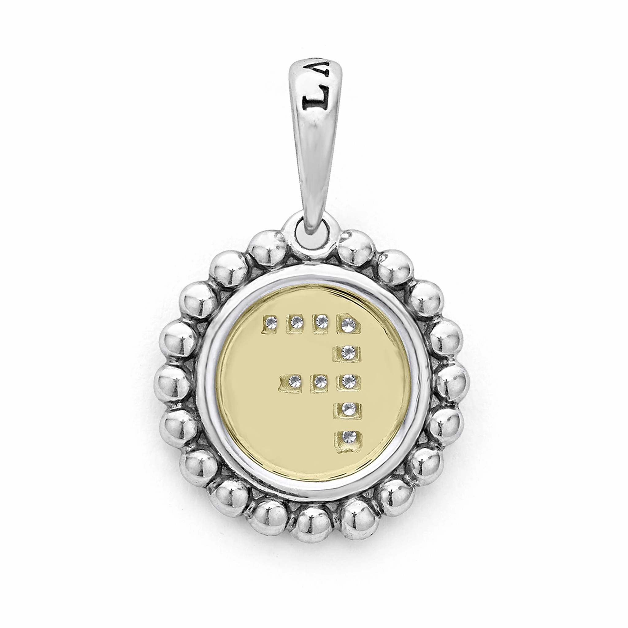 Signature Caviar Diamond Initial Charm