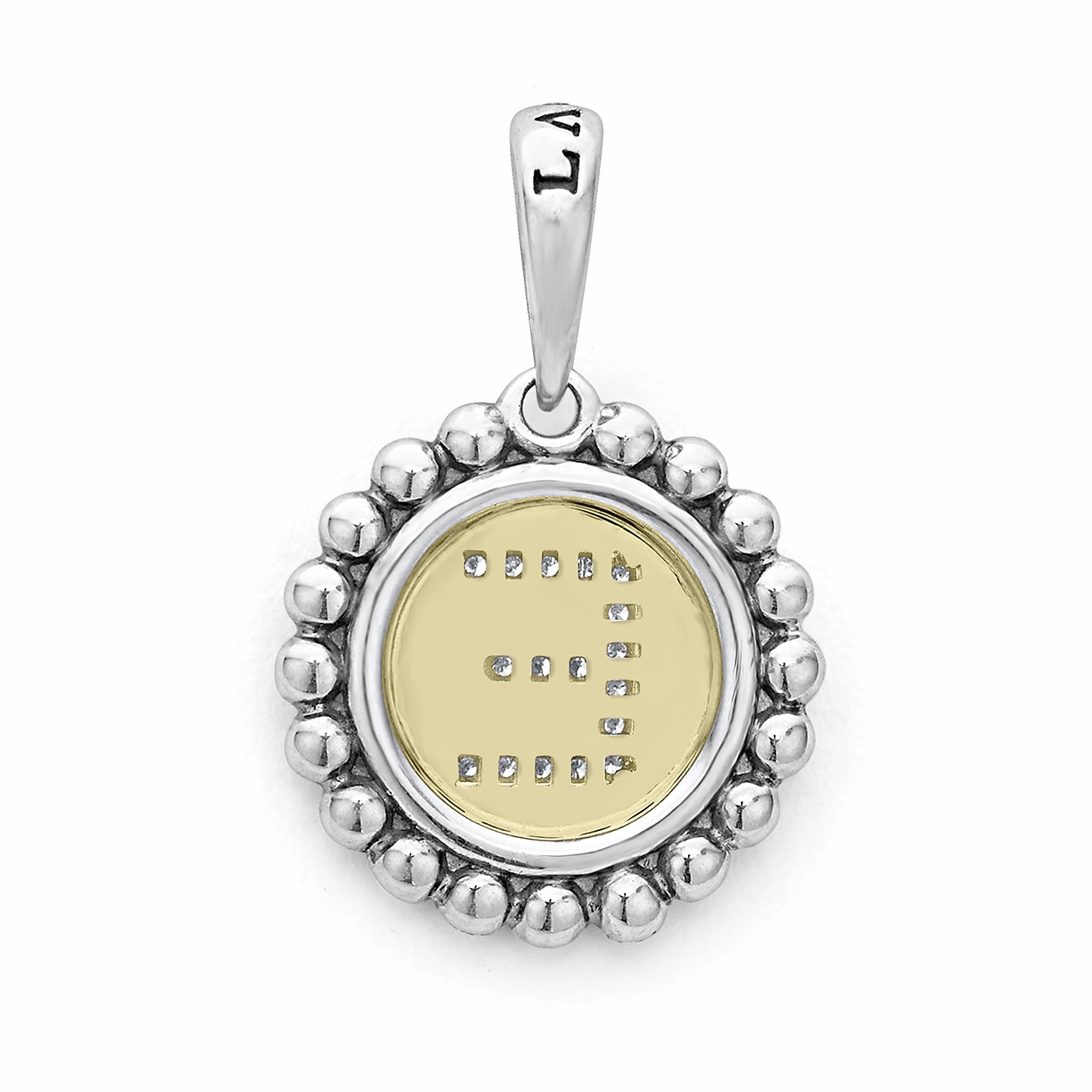Signature Caviar Diamond Initial Charm