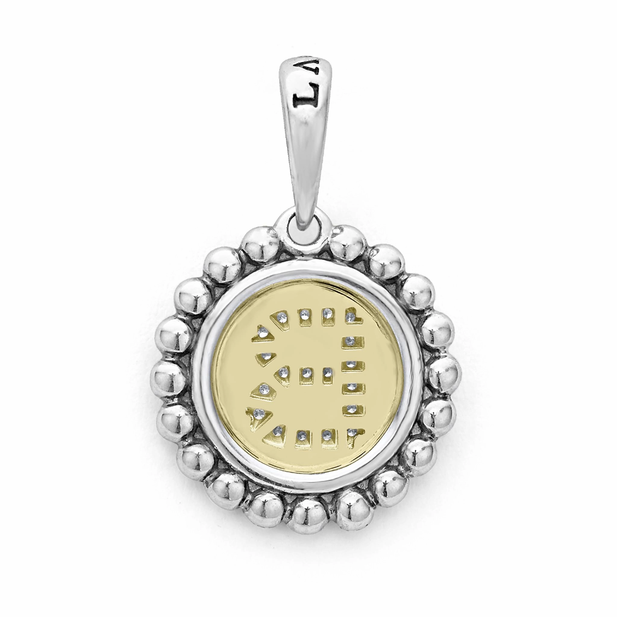 Signature Caviar Diamond Initial Charm
