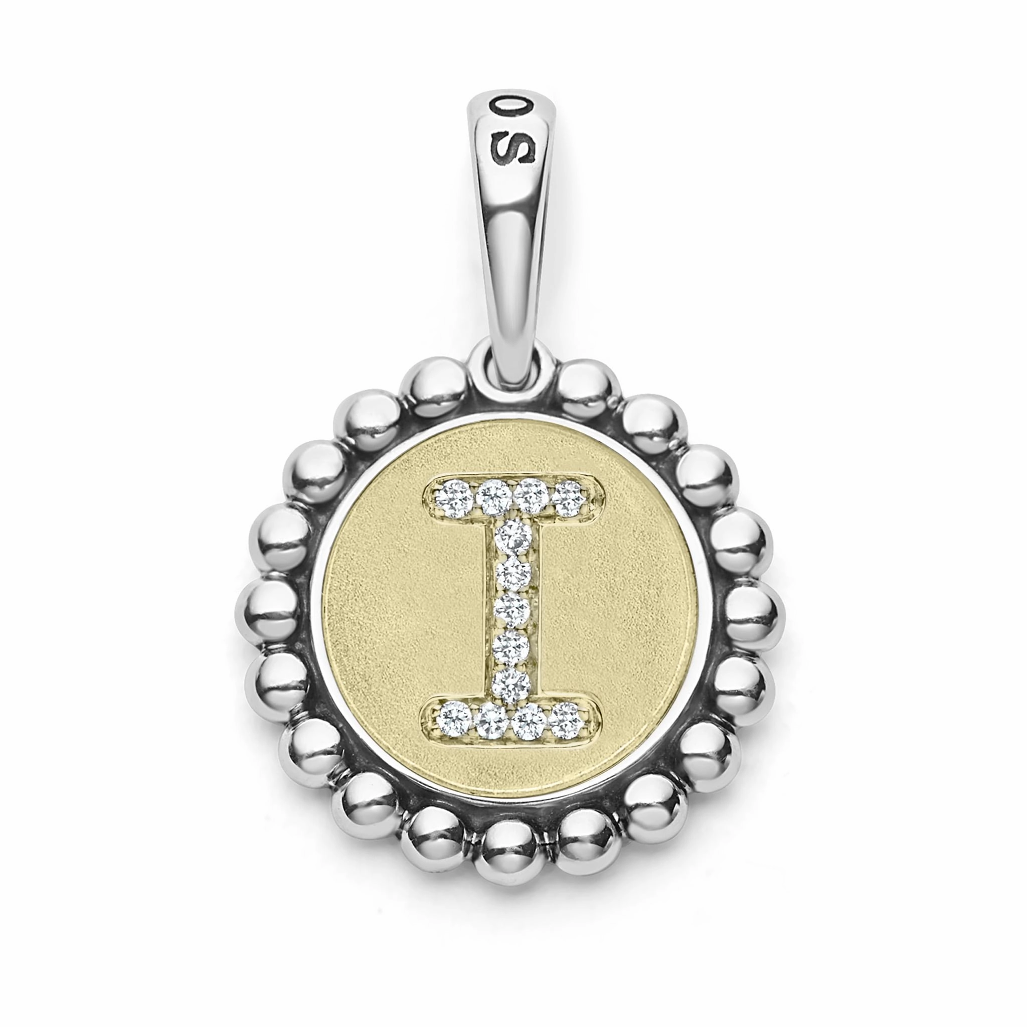 Signature Caviar Diamond Initial Charm