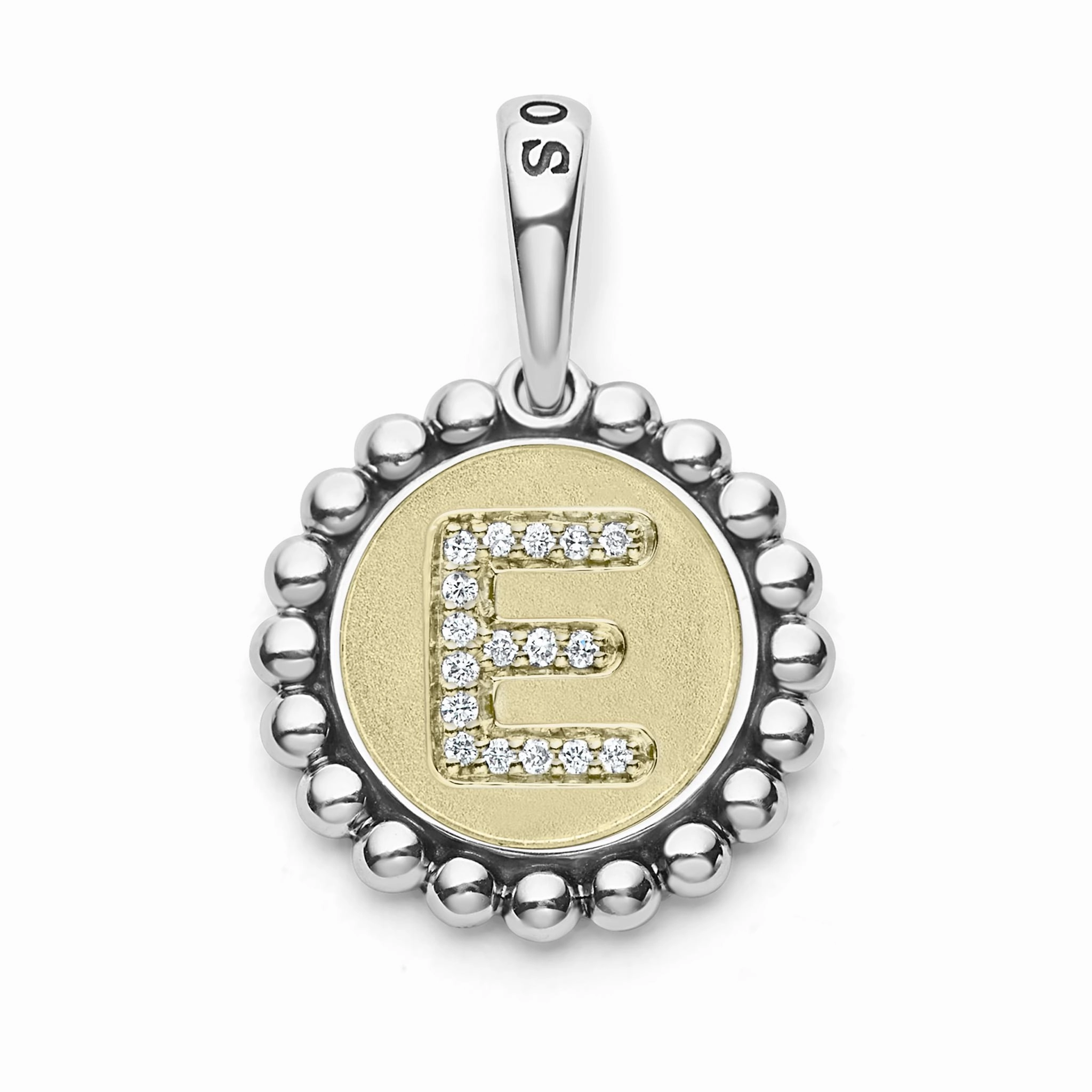 Signature Caviar Diamond Initial Charm