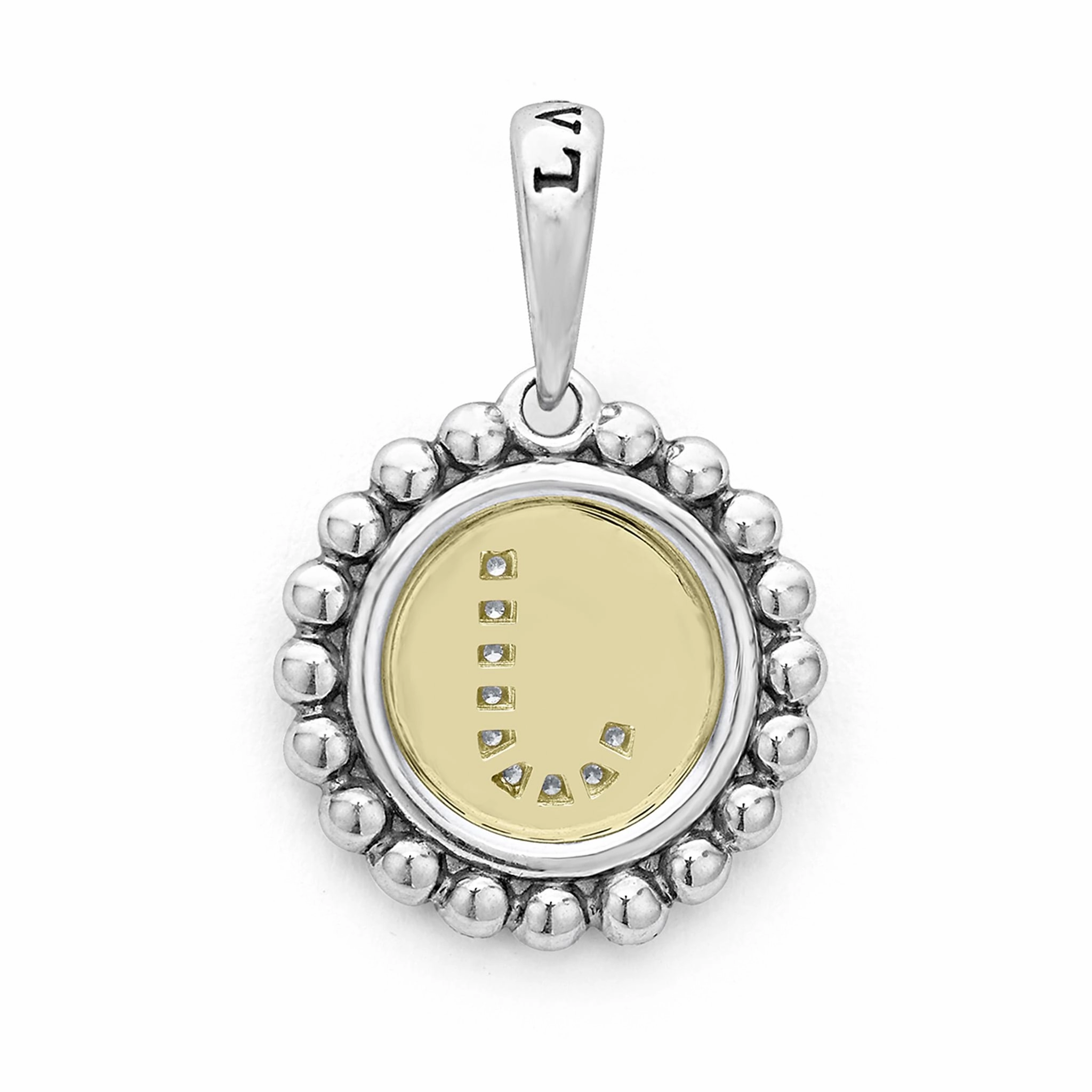 Signature Caviar Diamond Initial Charm