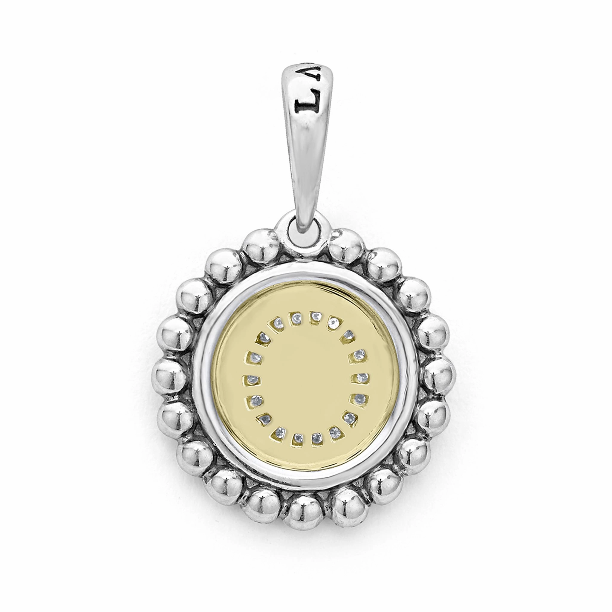 Signature Caviar Diamond Initial Charm