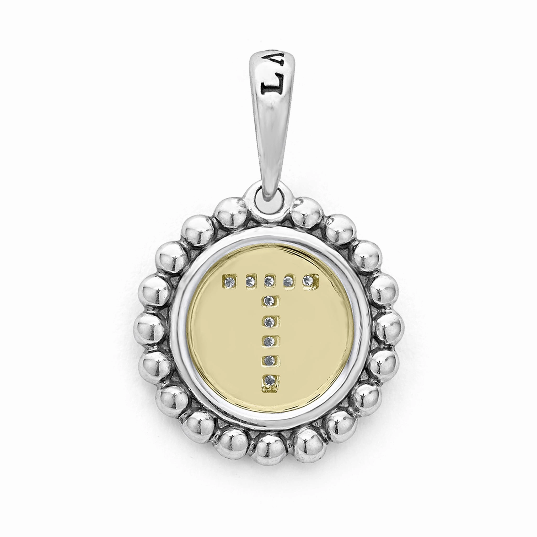 Signature Caviar Diamond Initial Charm