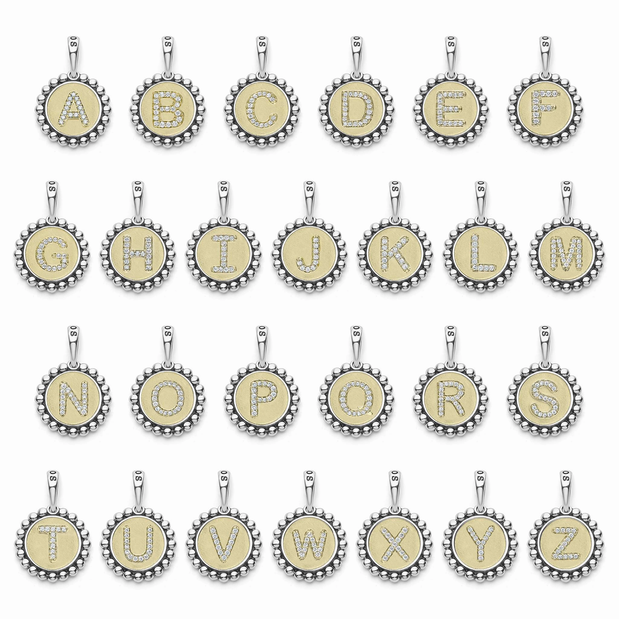 Signature Caviar Diamond Z Initial Charm