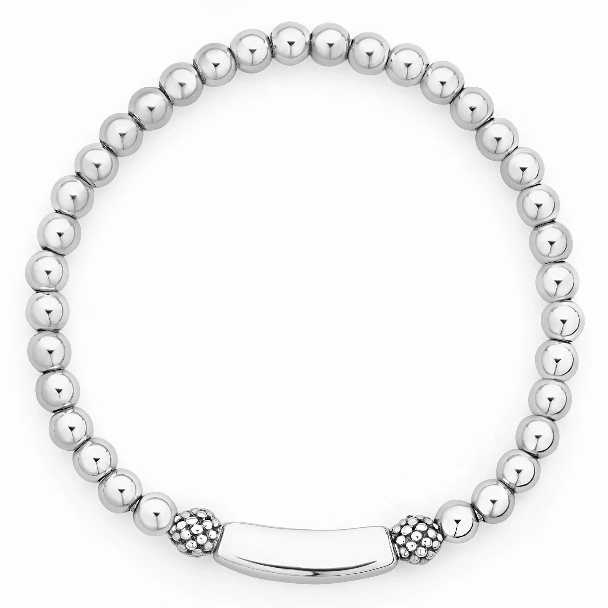 Signature Caviar Mama Stretch Bead Bracelet