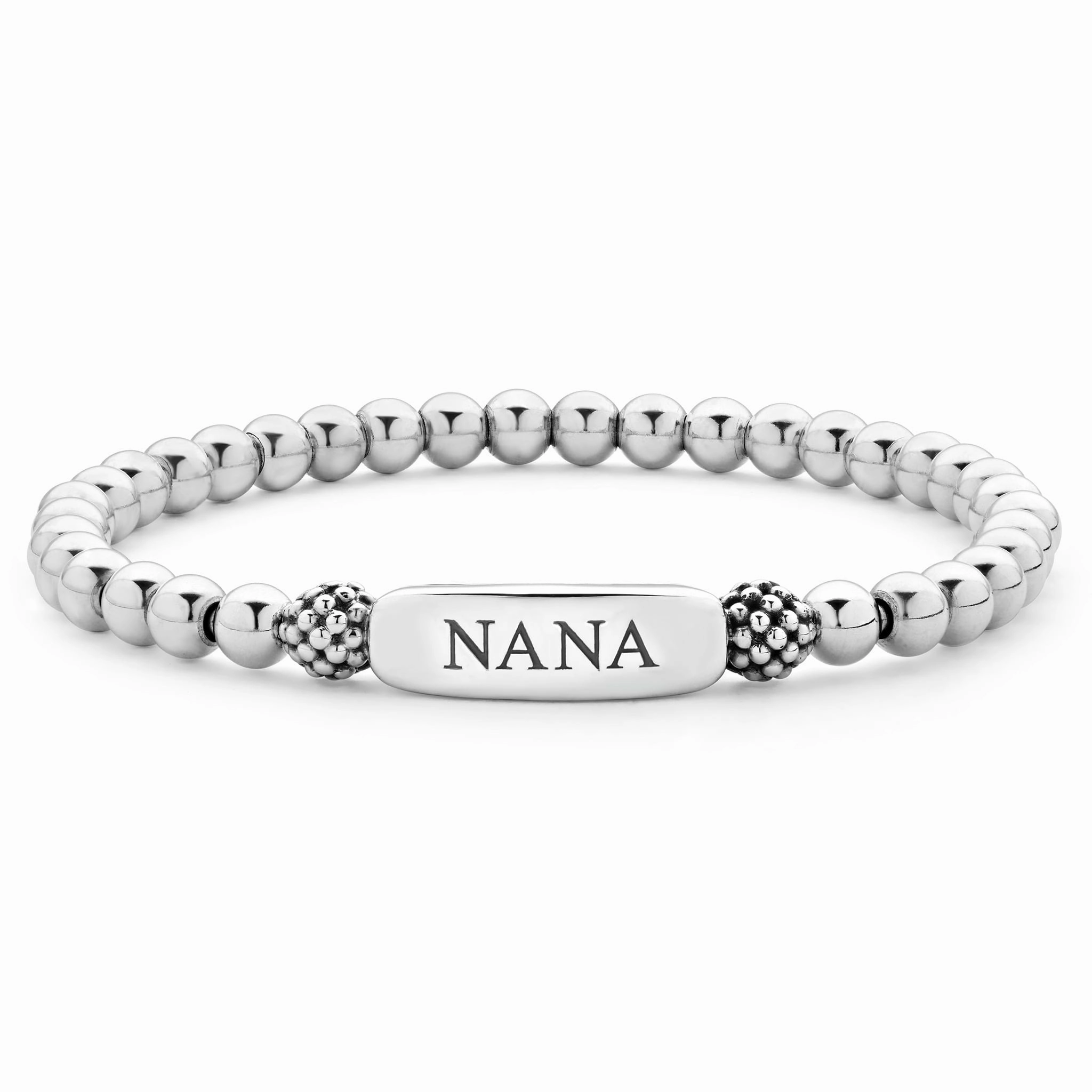 Signature Caviar Nana Stretch Bead Bracelet