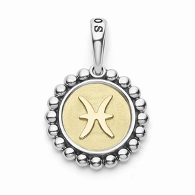 Signature Caviar Pisces Zodiac Charm
