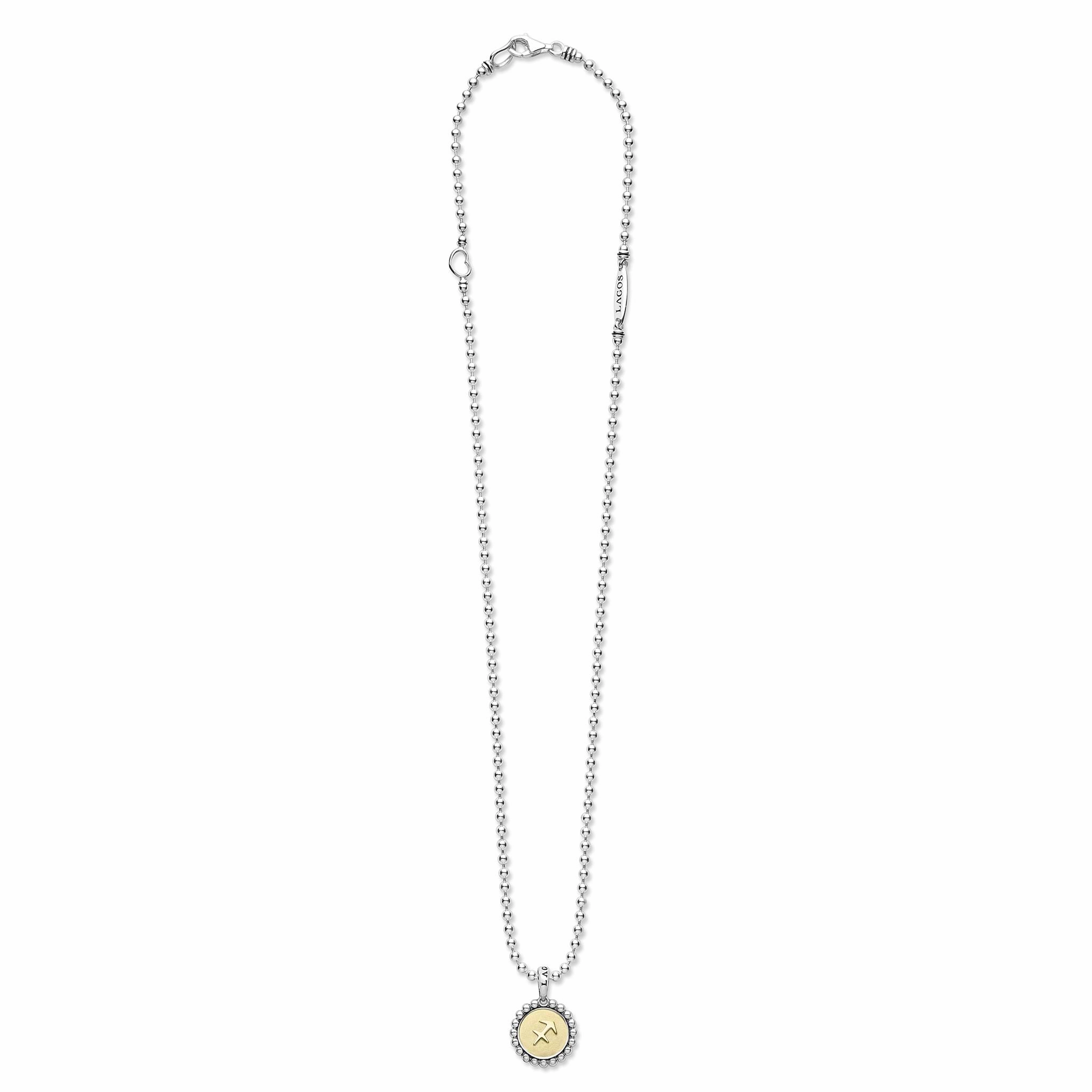 Signature Caviar Sagittarius Zodiac Charm Necklace