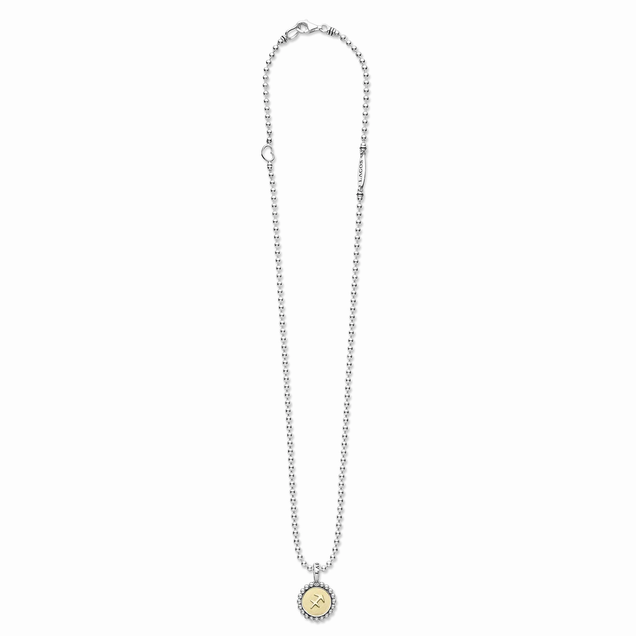 Signature Caviar Sagittarius Zodiac Charm Necklace
