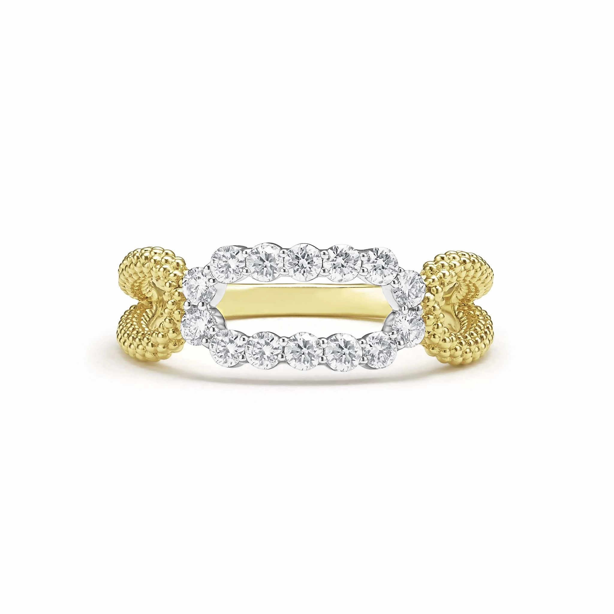 Signature Caviar Superfine Diamond Oval Ring