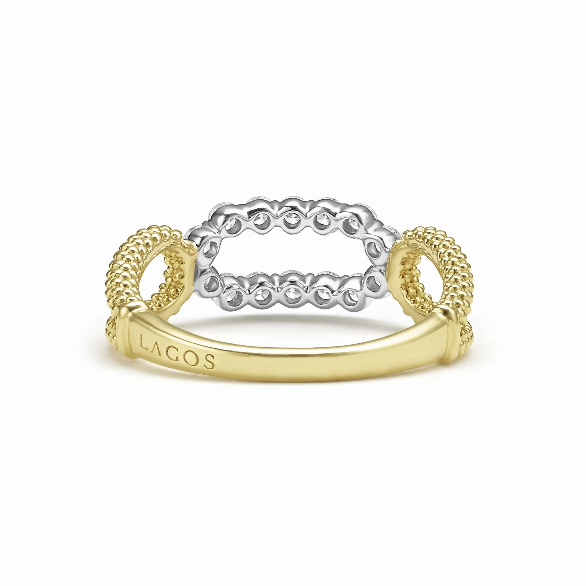 Signature Caviar Superfine Diamond Oval Ring