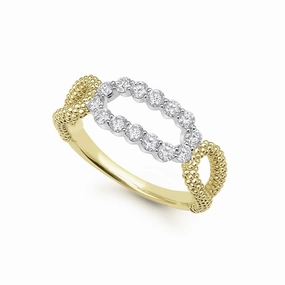 Signature Caviar Superfine Diamond Oval Ring
