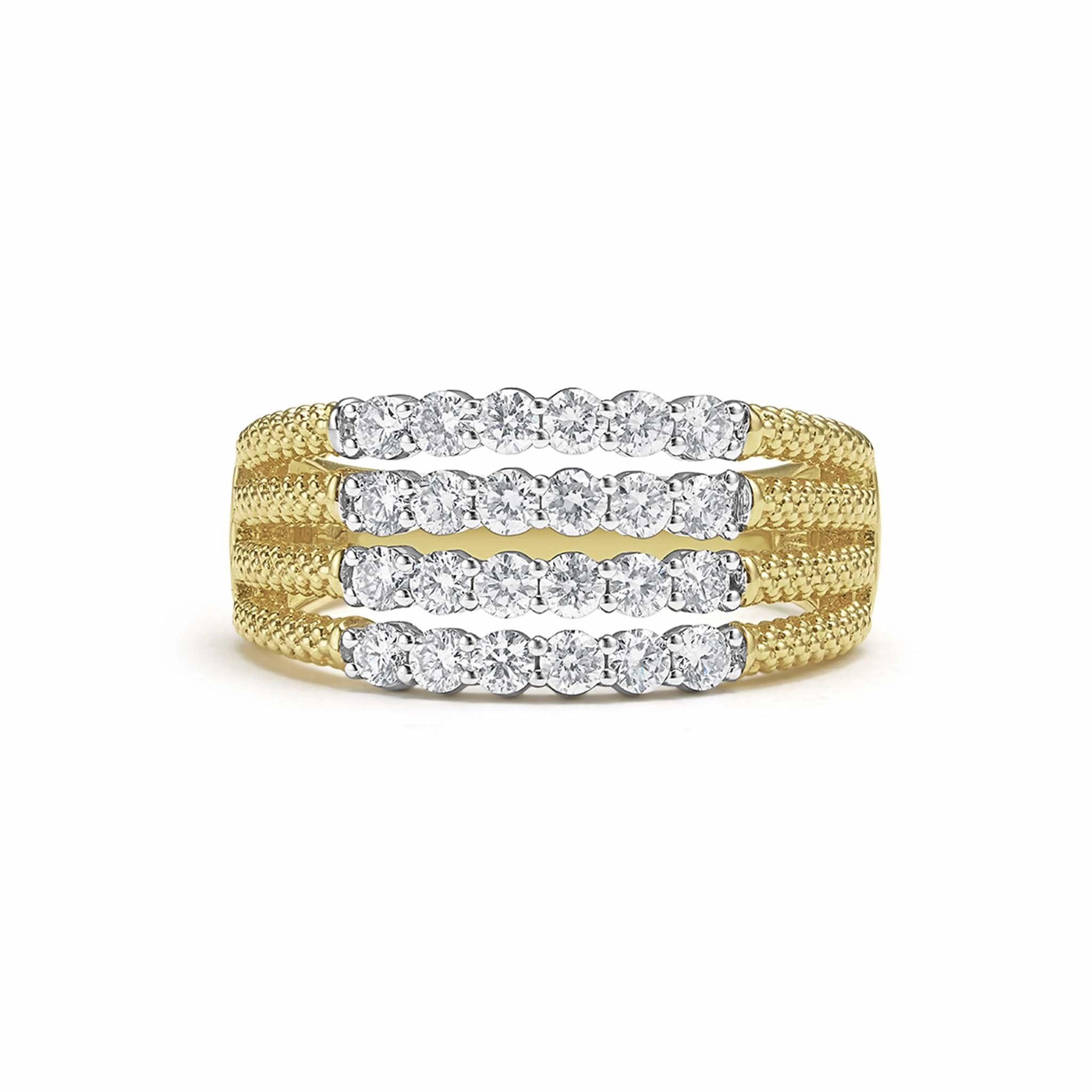 Signature Caviar Superfine Diamond Statement Ring
