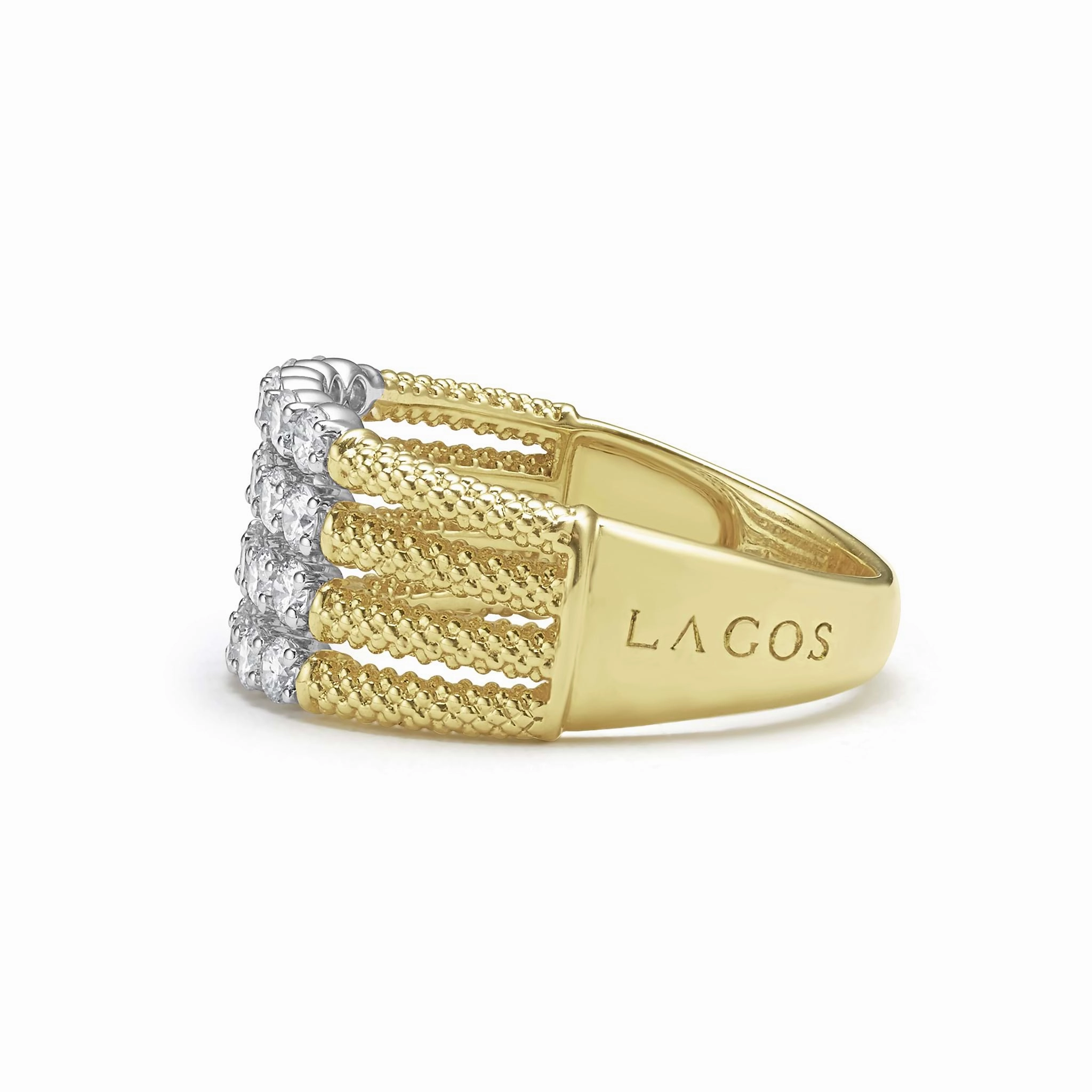 Signature Caviar Superfine Diamond Statement Ring