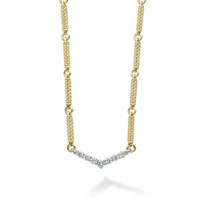 Signature Caviar Superfine Diamond Station Necklace