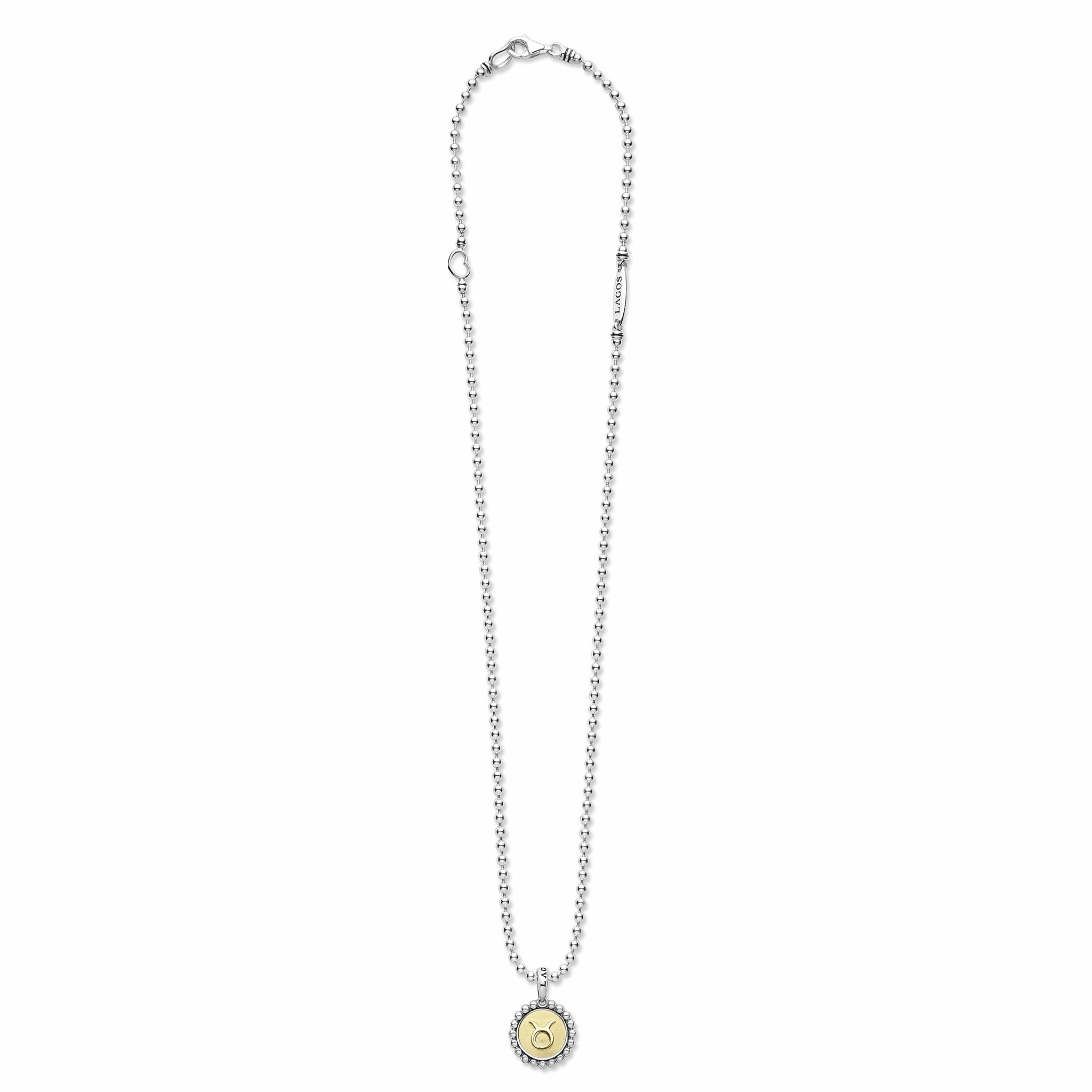 Signature Caviar Taurus Zodiac Charm Necklace
