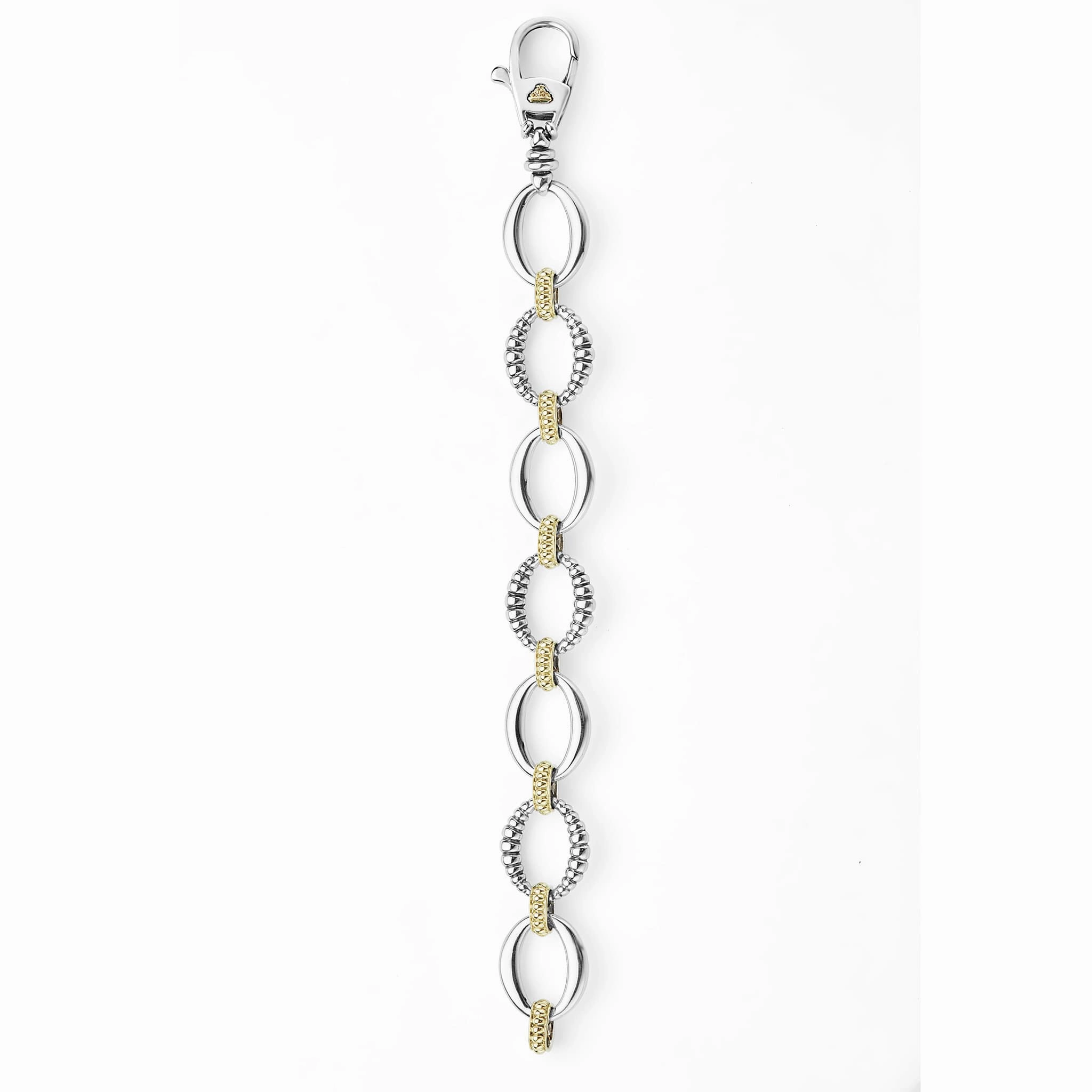 Signature Caviar Two-Tone Link Bracelet